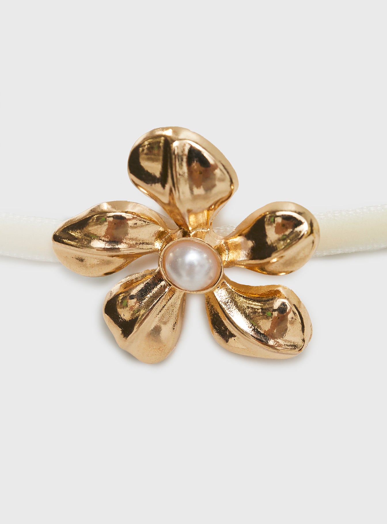 Finlie Tie Flower Choker Gold、mySite、solidvoid