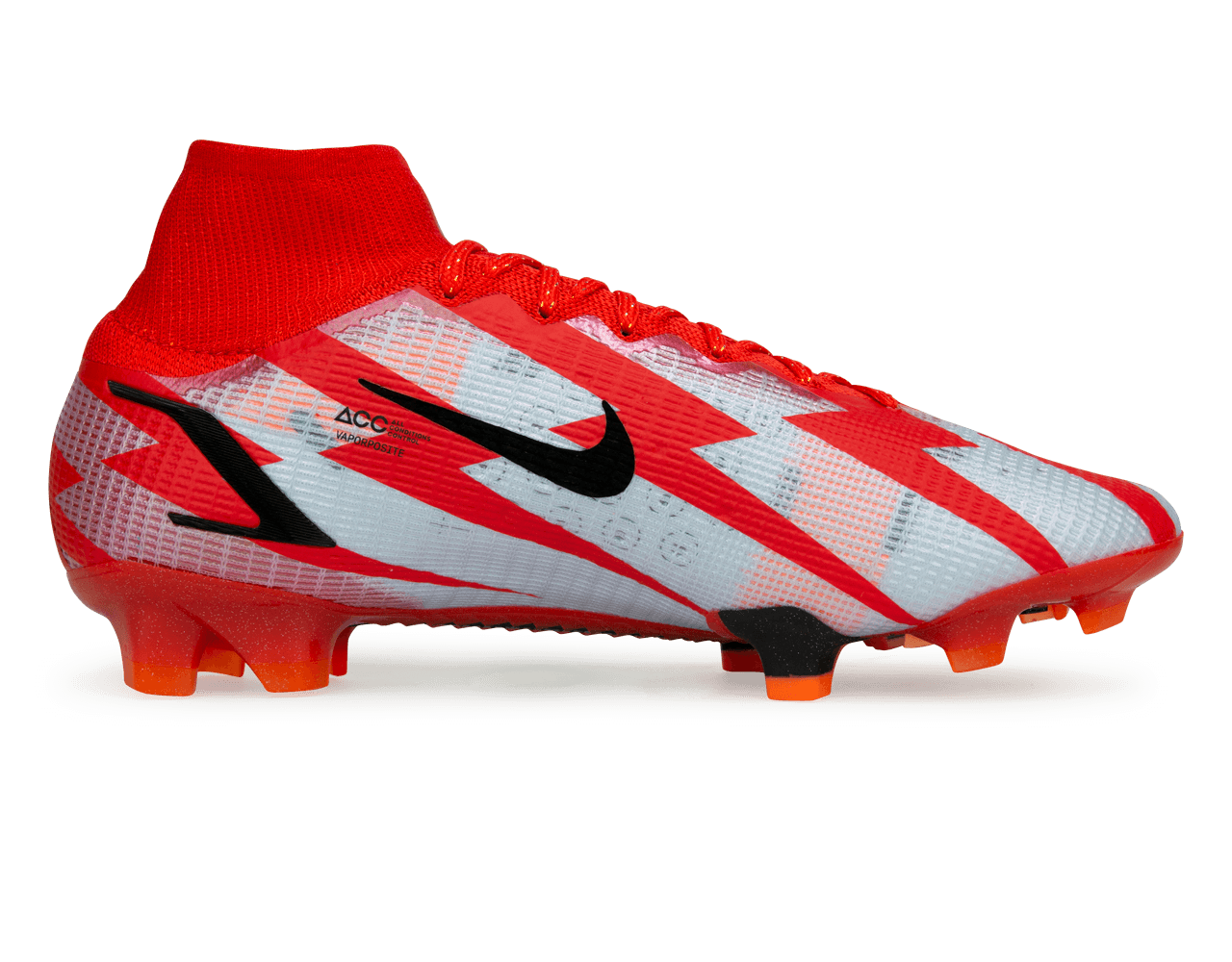 Nike Men's Mercurial Superfly 8 Elite CR7 FG/MG Chile Red/White、mySite、noshort