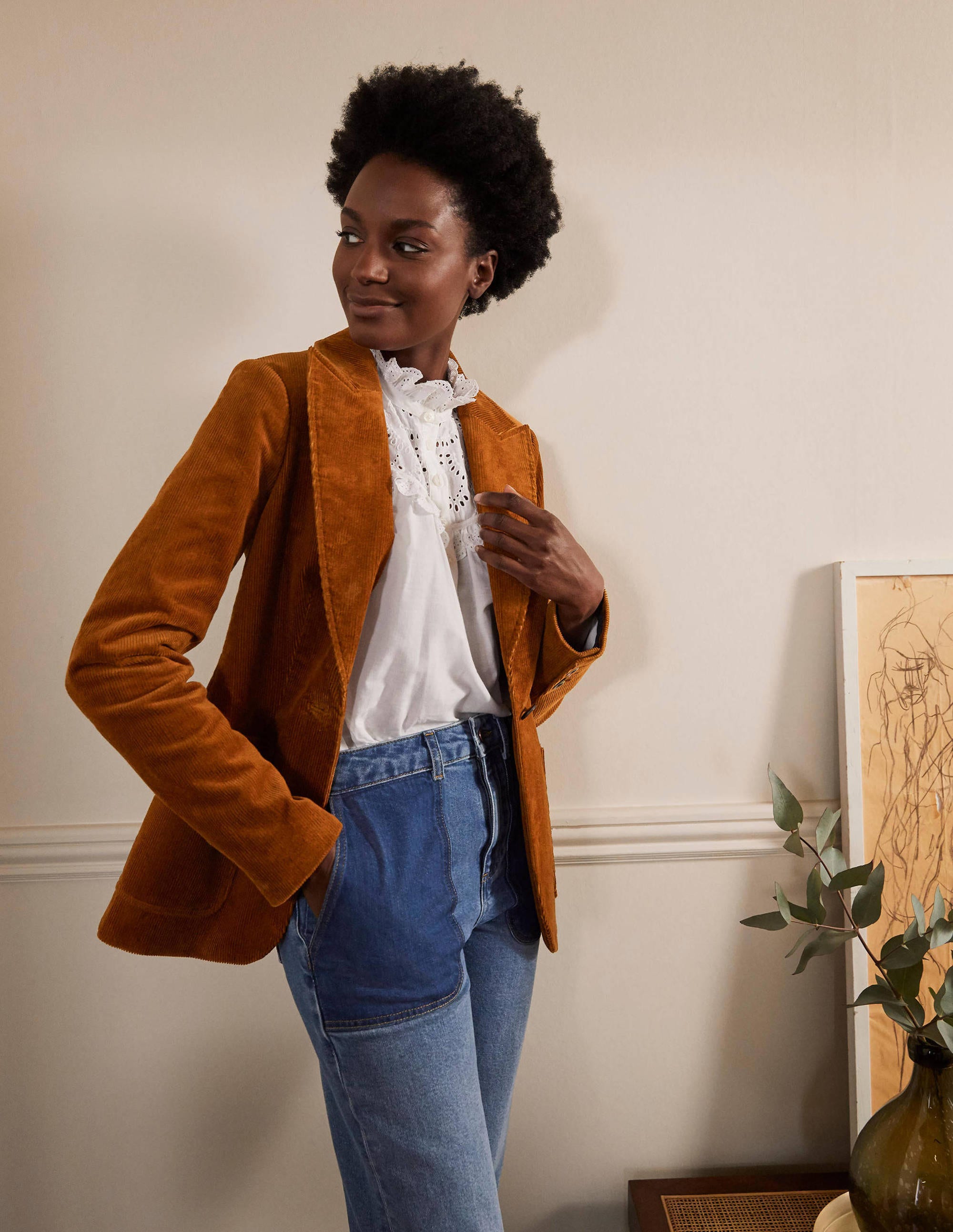  Victoria Cord Blazer-Ginger、mySite、ashleygrahame