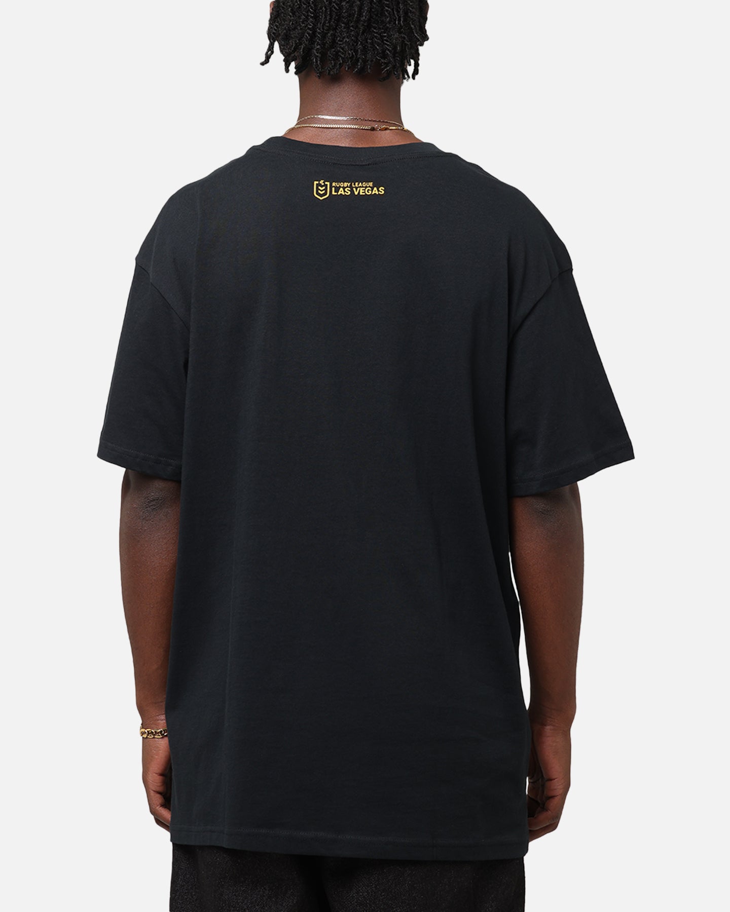 Bleacher Athletic NRL 2025 Las Vegas Round T-Shirt Black、mySite、zt4zffjzw