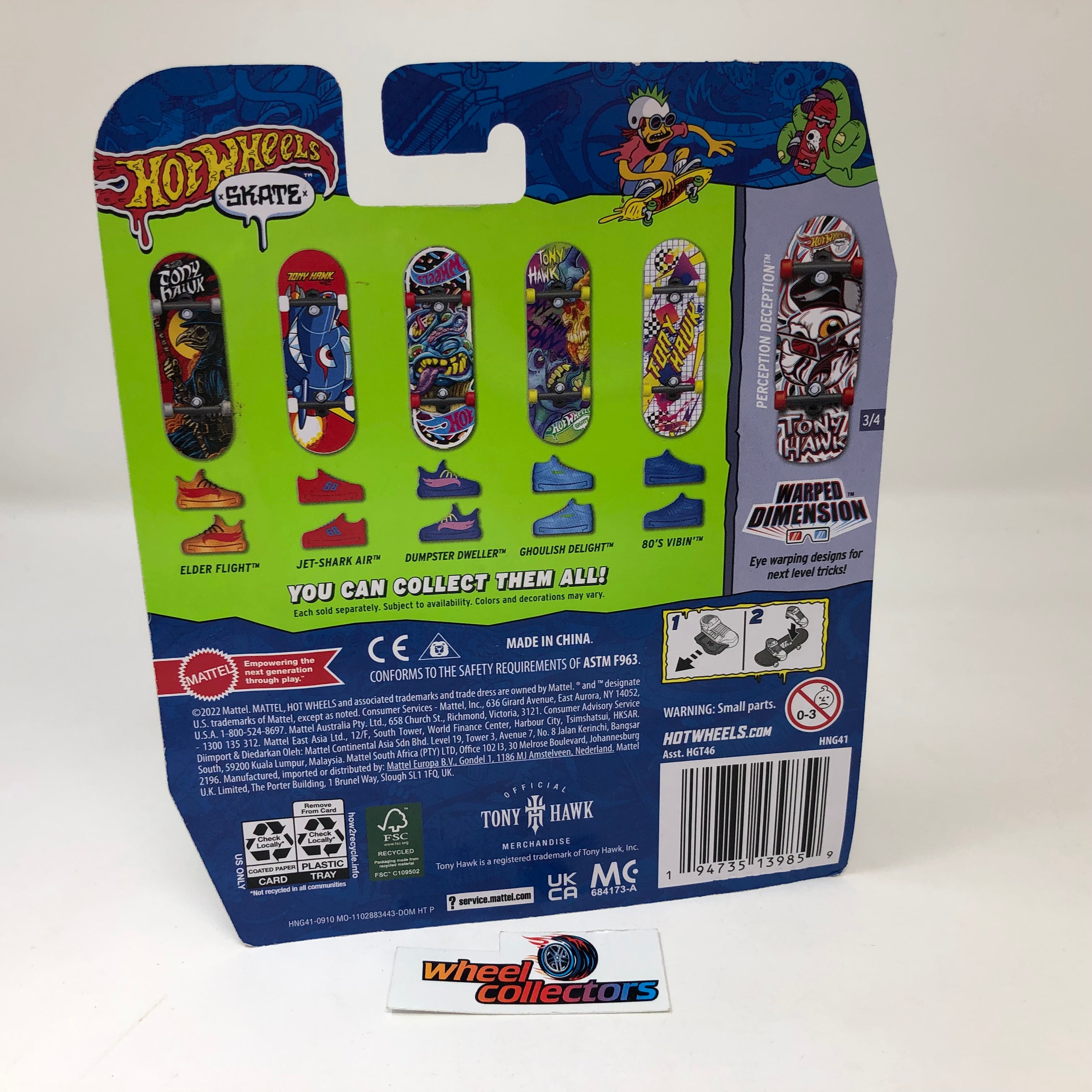 2023 Hot Wheels Skate Boards Tony Hawk * Perception Deception & Shoes、mySite、hgirdovlk