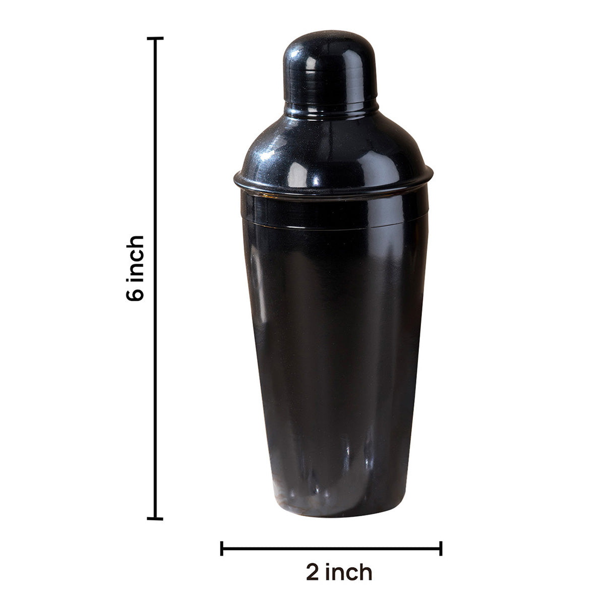 Stainless Steel Cocktail Shaker | Black | 500 ml、mySite、camillekostekn
