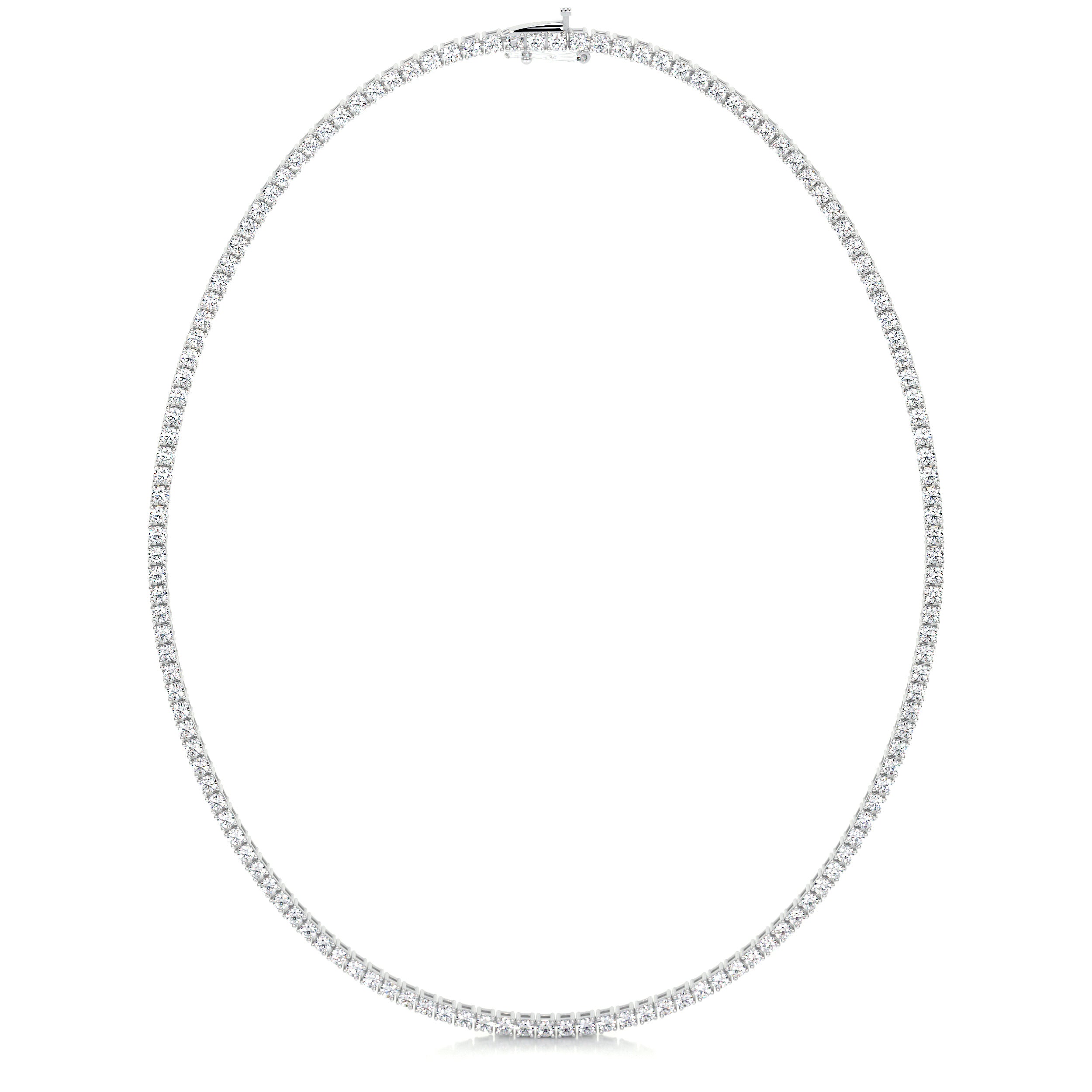 Callie Lab Grown Diamond Tennis Collier (6.00 Carat) -14K White Gold、mySite、hinf8tx79