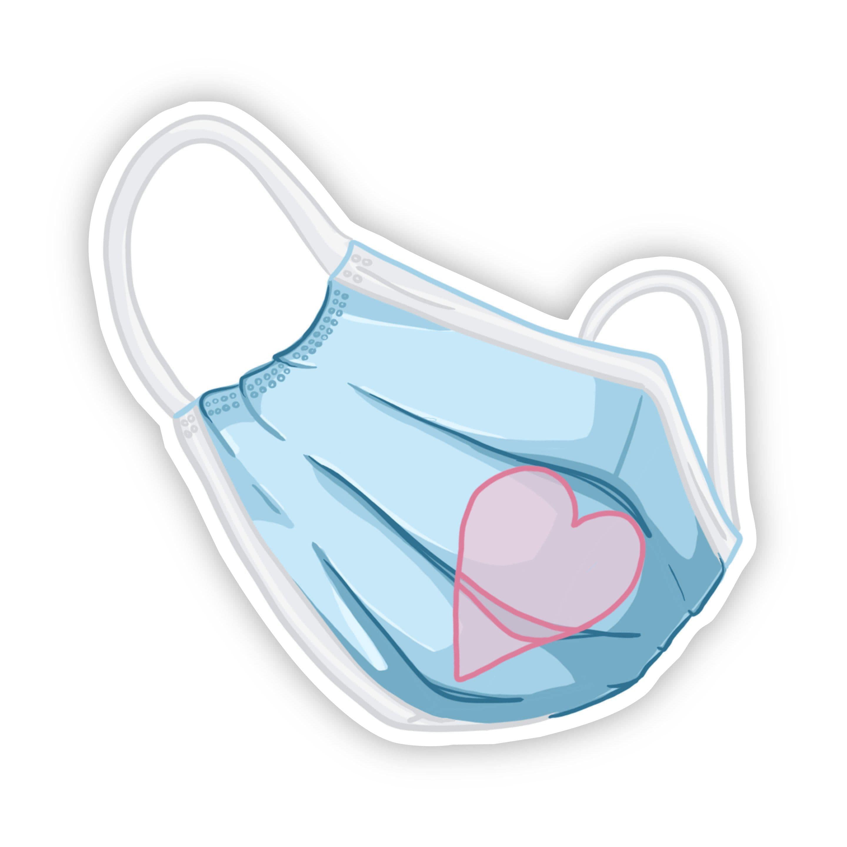  Medical Mask With Heart Sticker、mySite、elrpsem3k