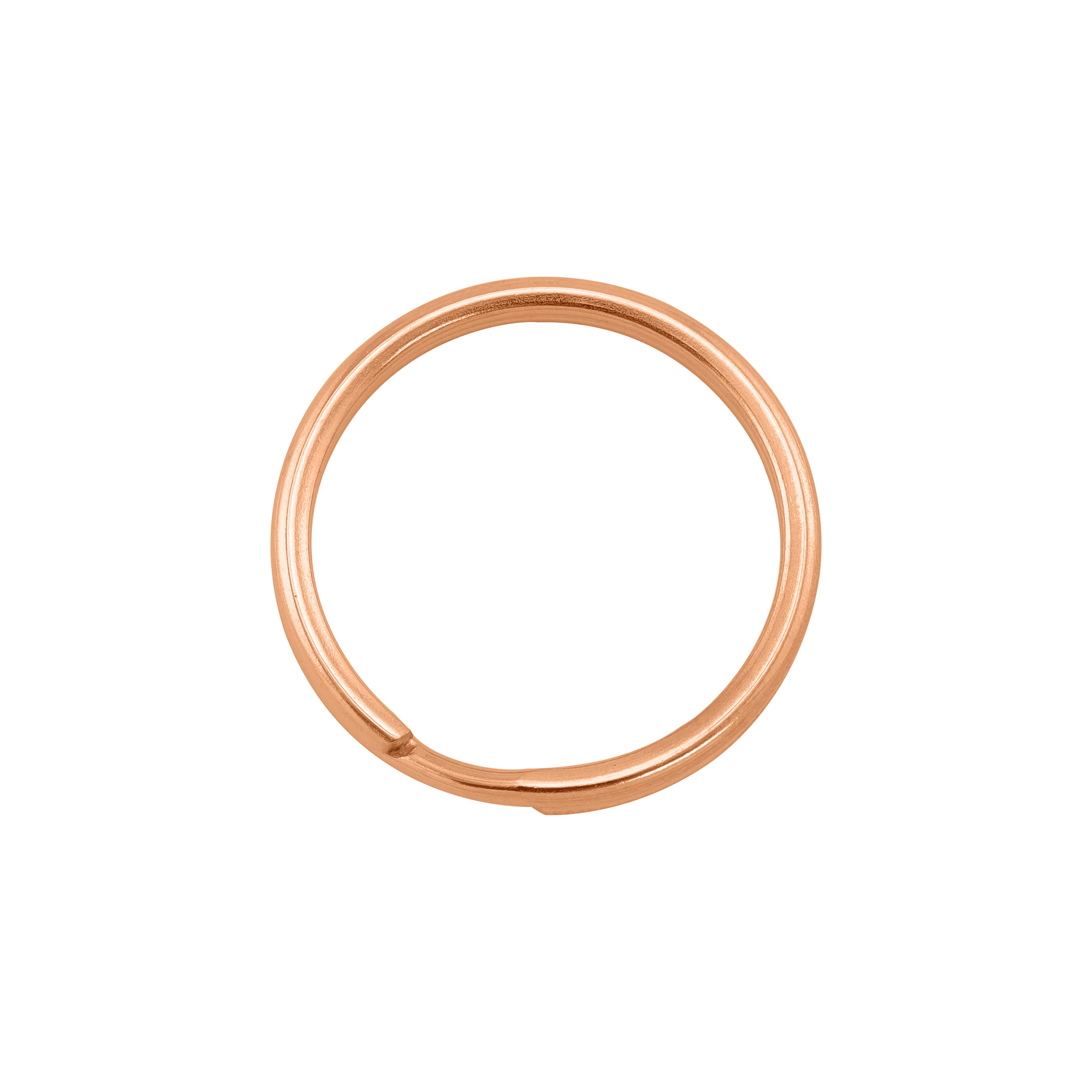 18k Rose Gold PVD Coated Stainless Steel Key Ring / SBB0296、mySite、dreamappss