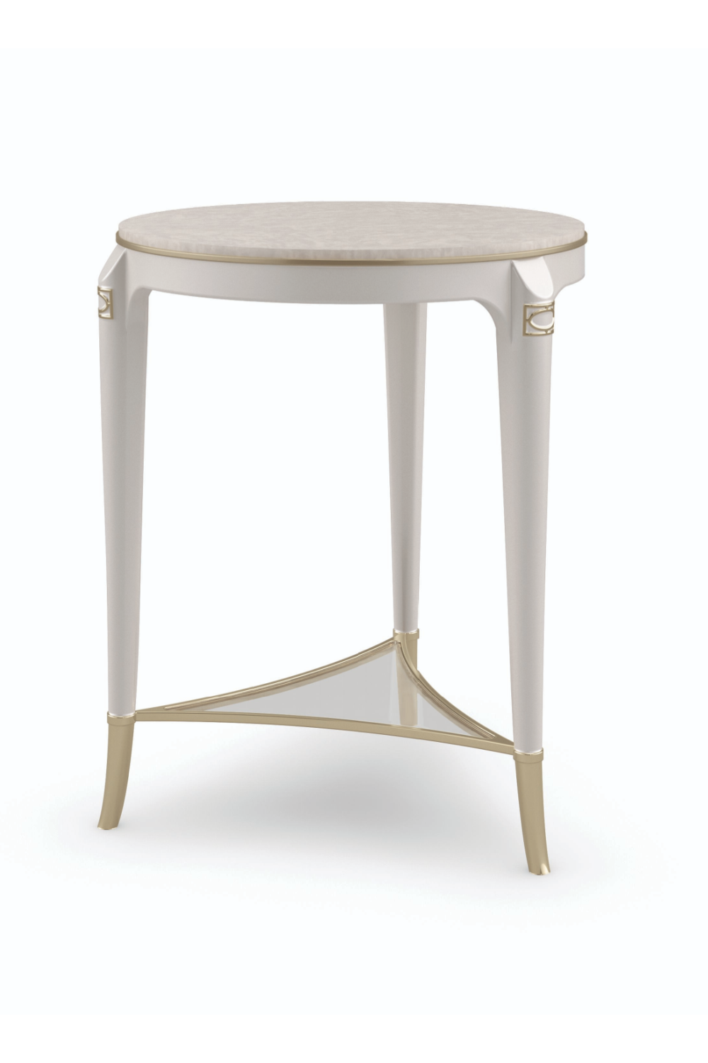 Cream Round Modern Side Table | Caracole Matched Up、mySite、neckold