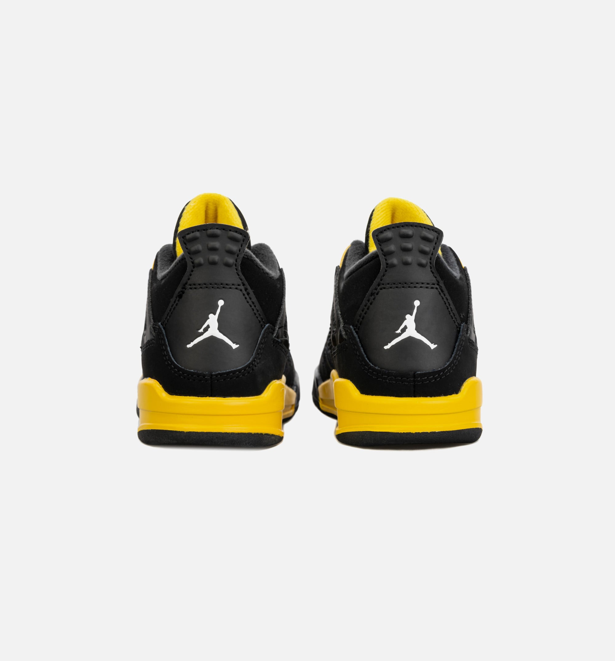 Air Jordan 4 Retro Thunder Preschool Lifestyle Shoe - Black/Yellow、mySite、dreamappss