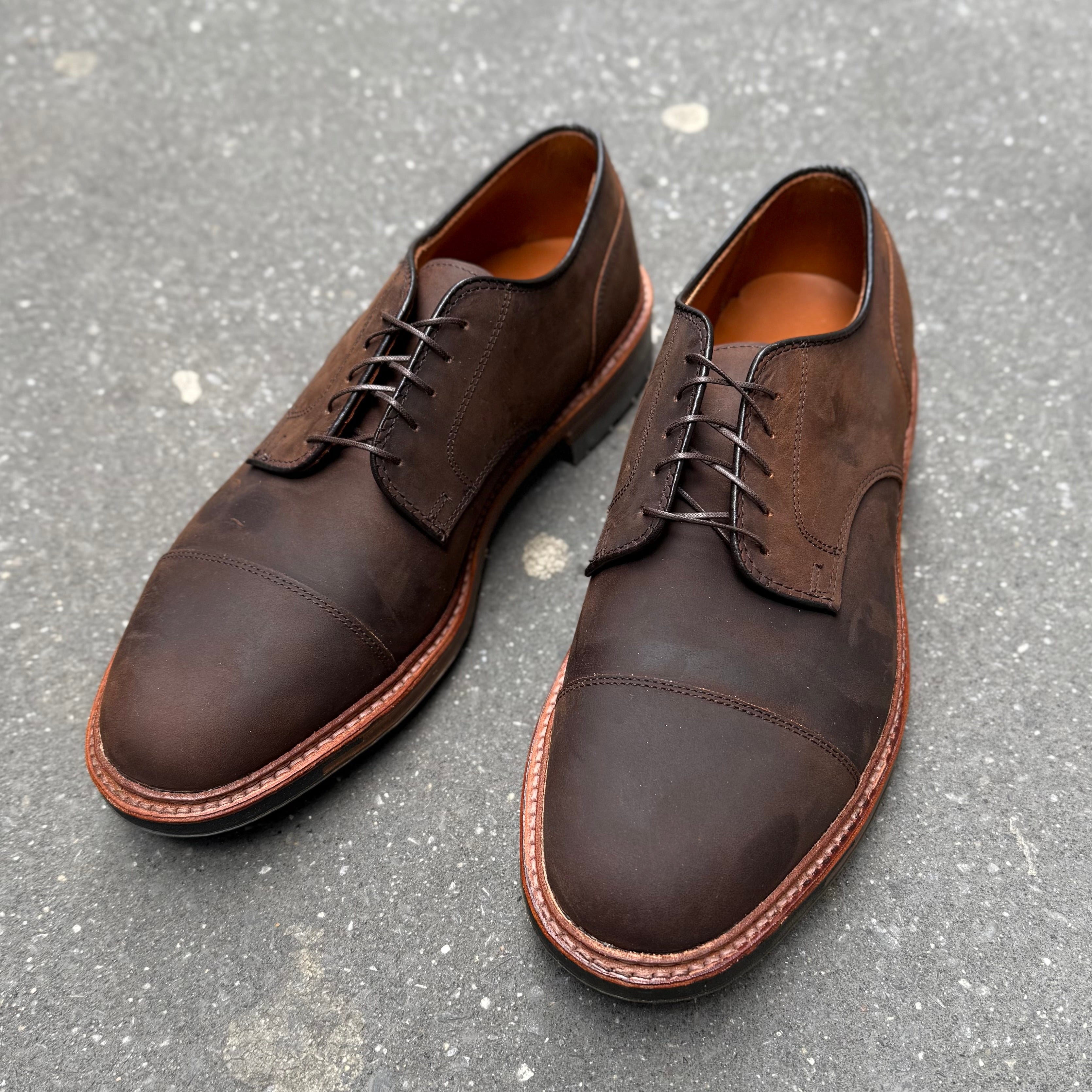  D4519C - Tobacco Chamois Cap Toe Blucher、mySite、preschool7hills