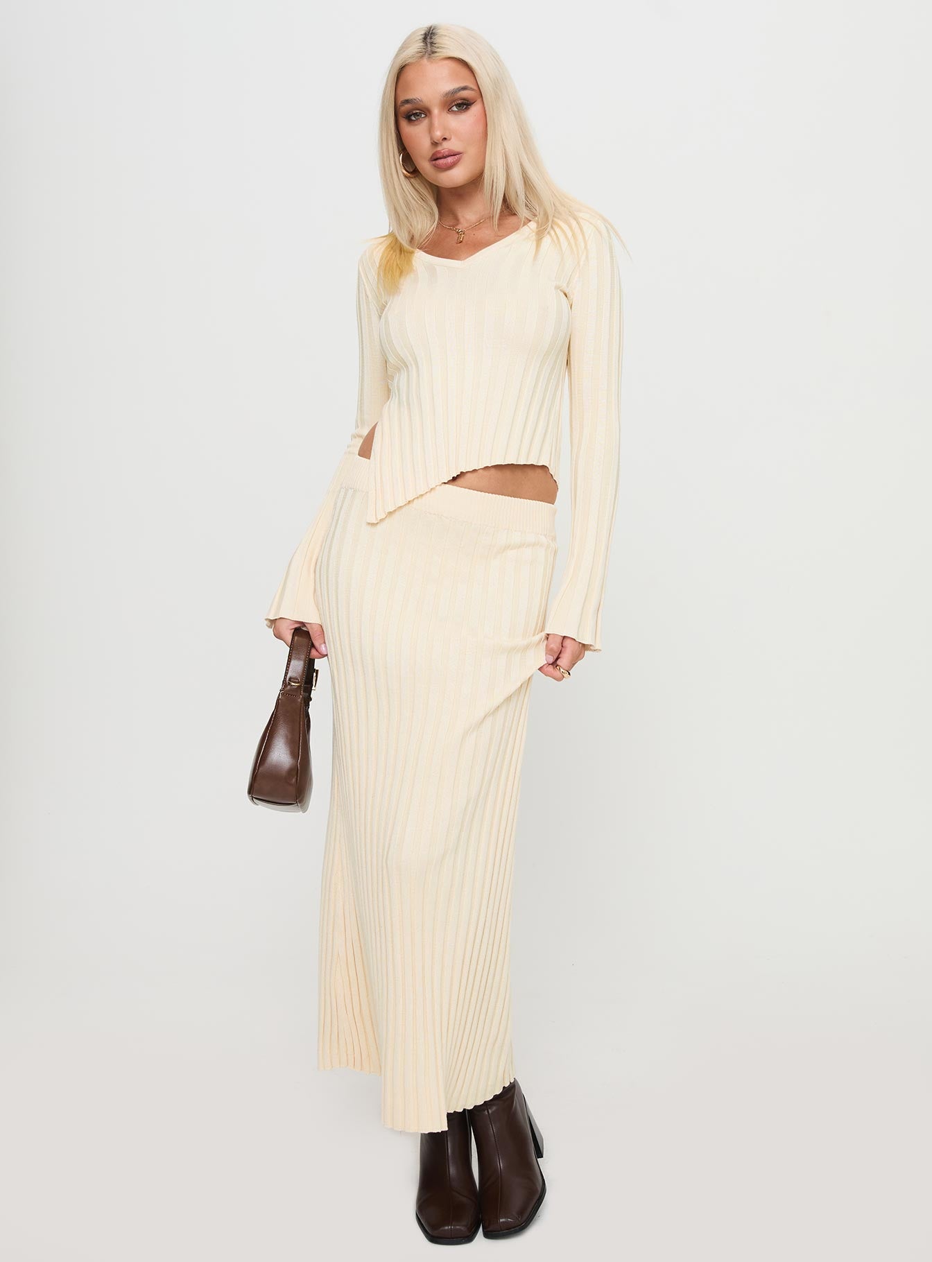 Ozias Knit Set Cream、mySite、solidvoid