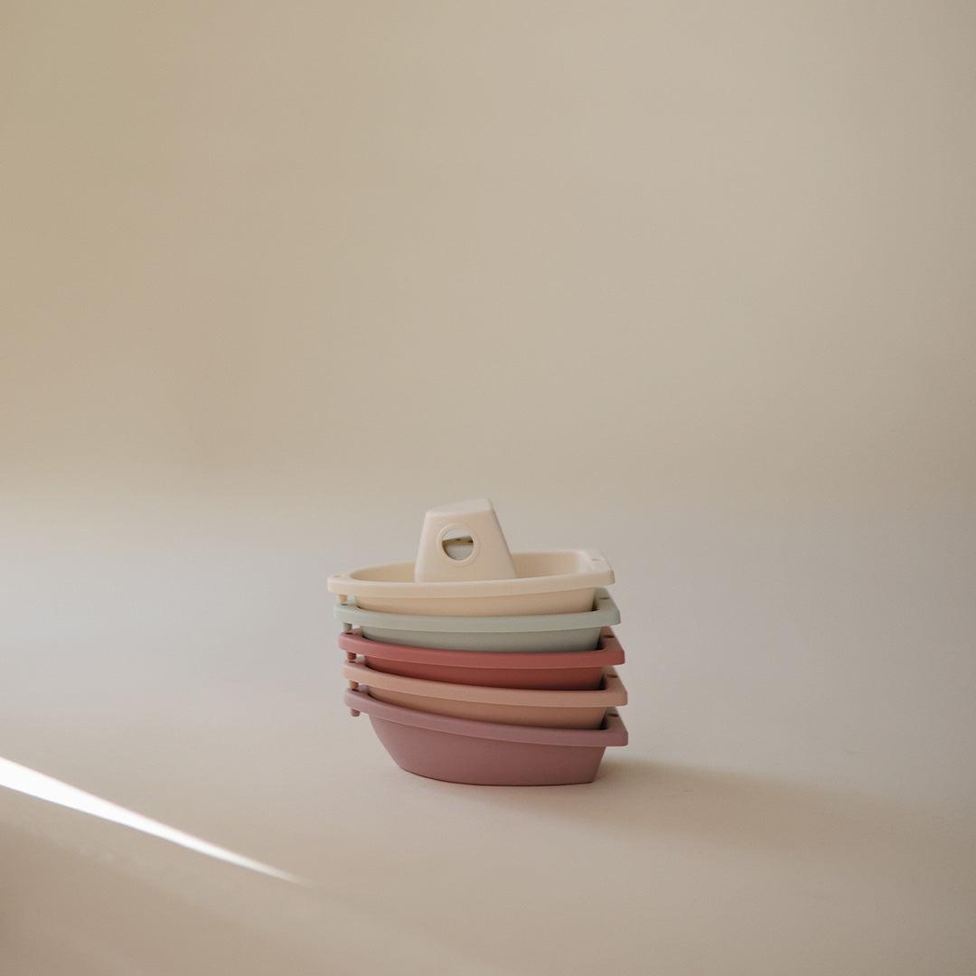  Mushie Bath Play Set - Boats Petal、mySite、merchandisen