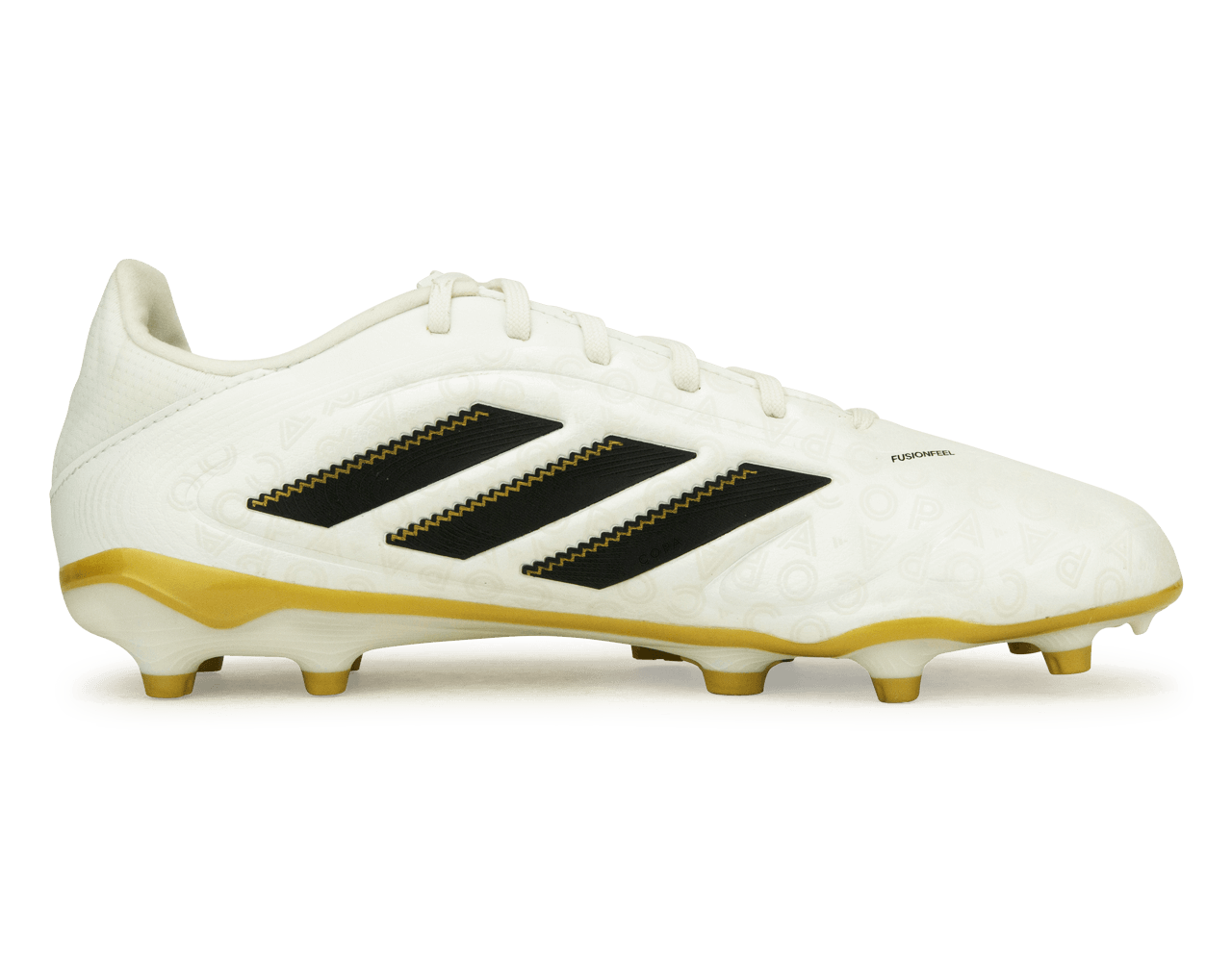 adidas Kids Copa Pure III League FG/MG White/Black/Gold、mySite、noshort