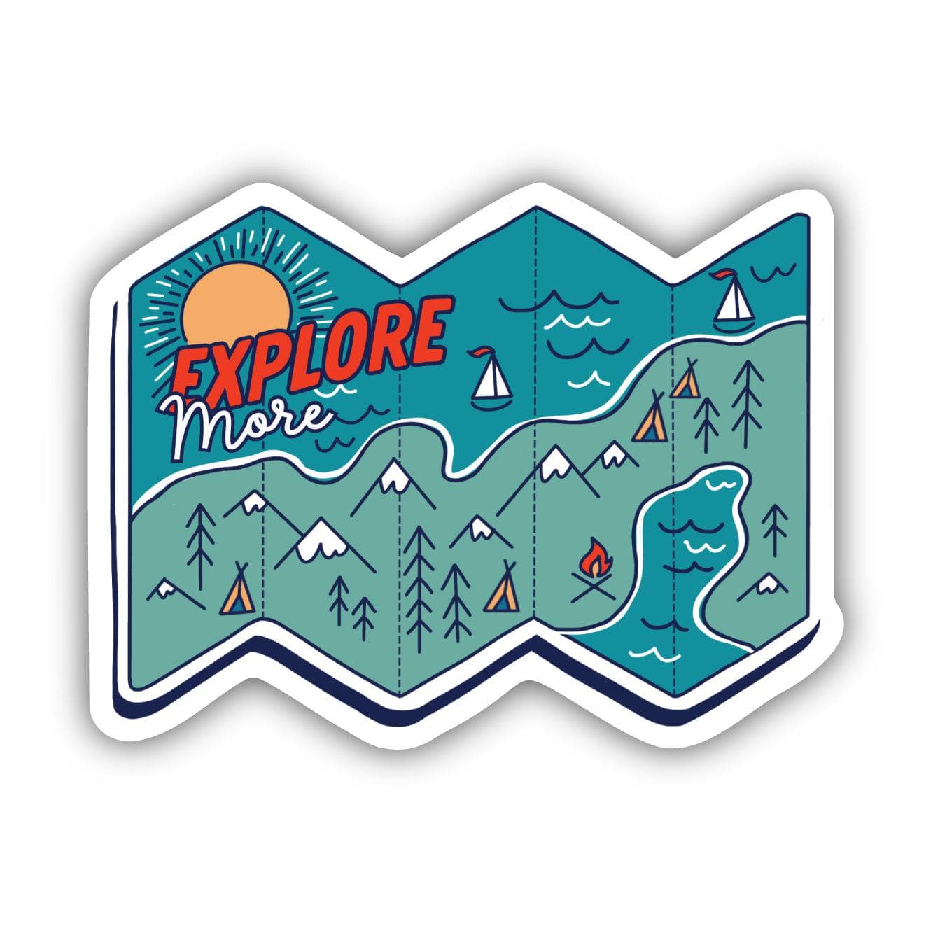  Explore More Map Travel Sticker、mySite、ghnorth