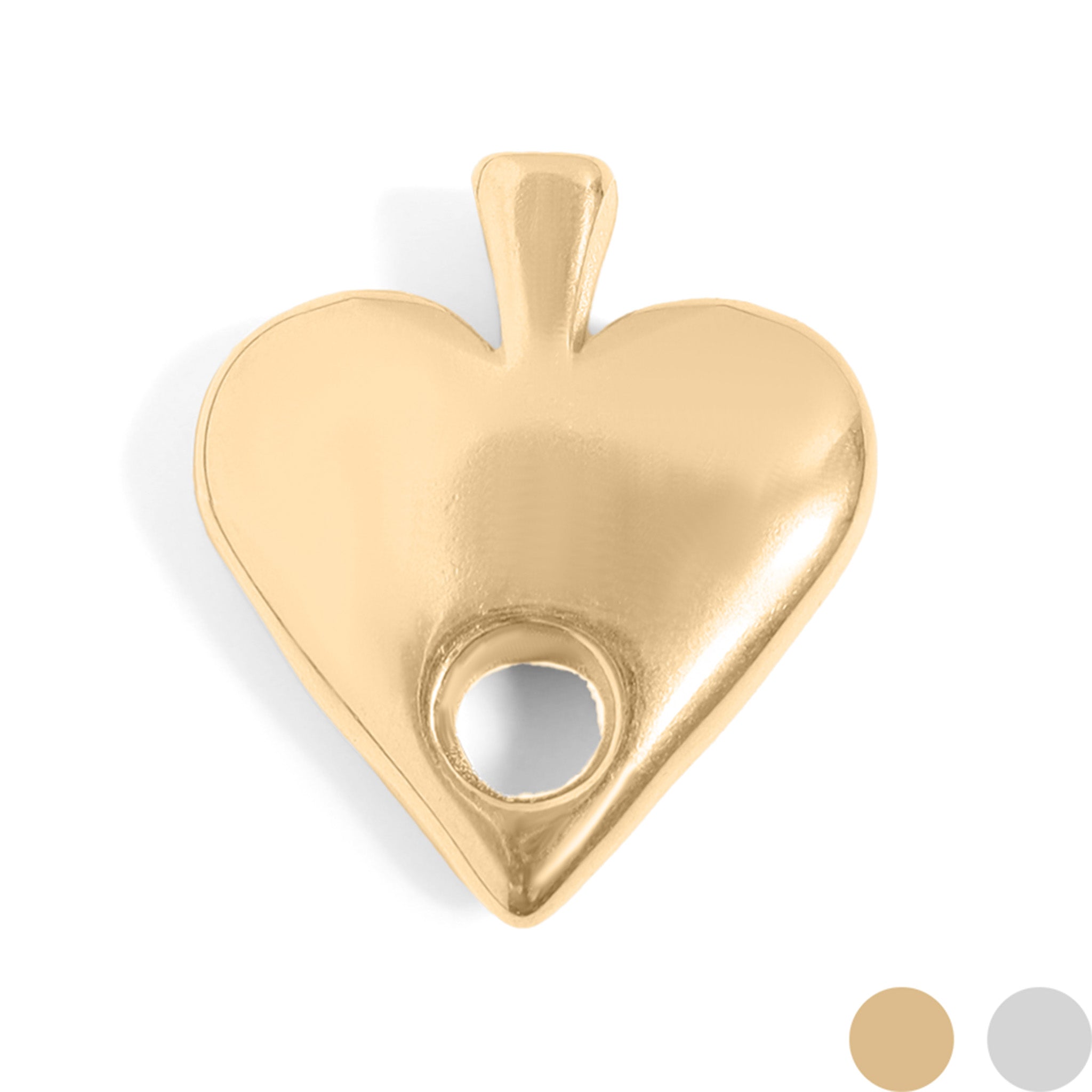 18K Gold PVD Stainless Steel Spade Charm / PDL0213、mySite、dreamappss