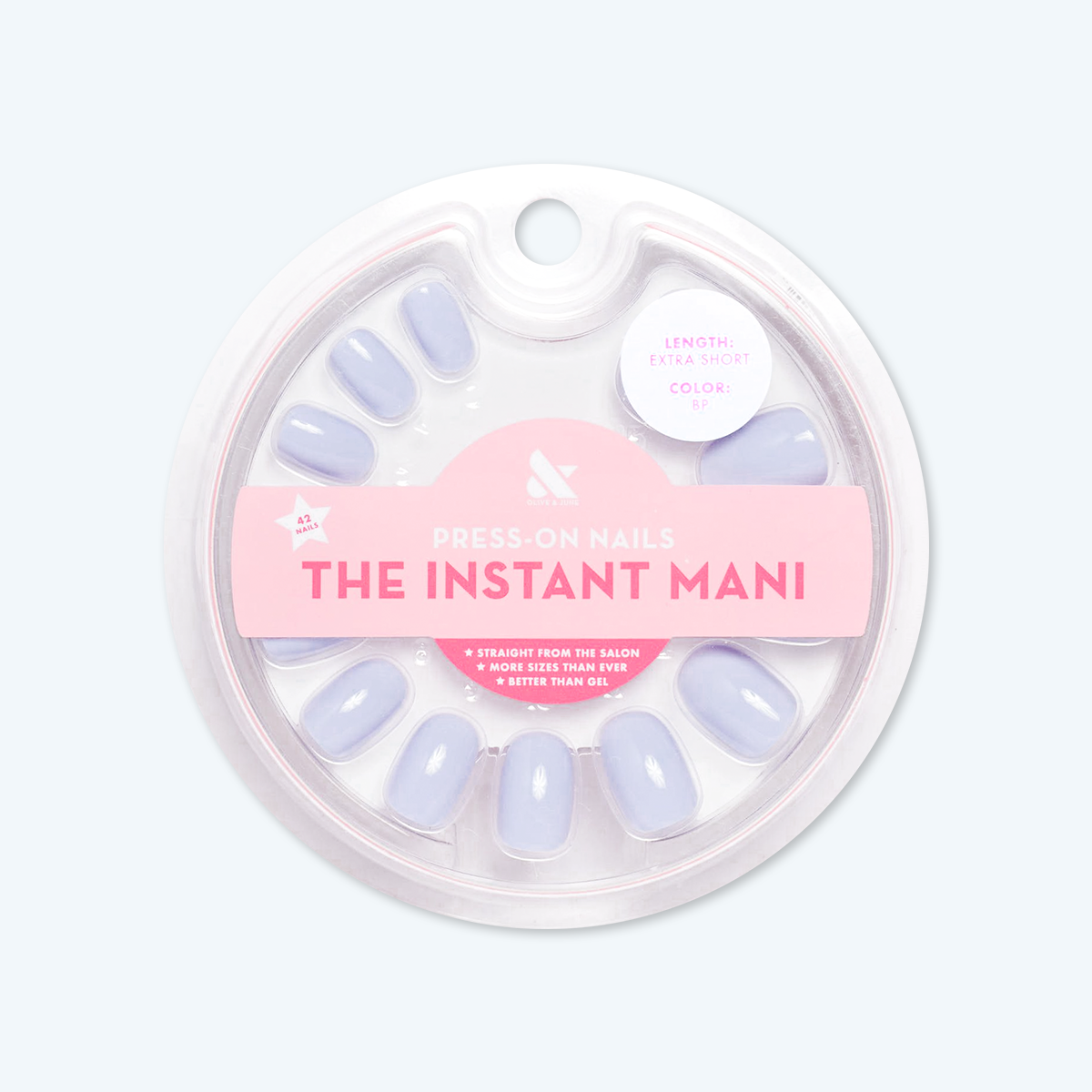 BP - Press-On | Extra Short | Round、mySite、solidvoid