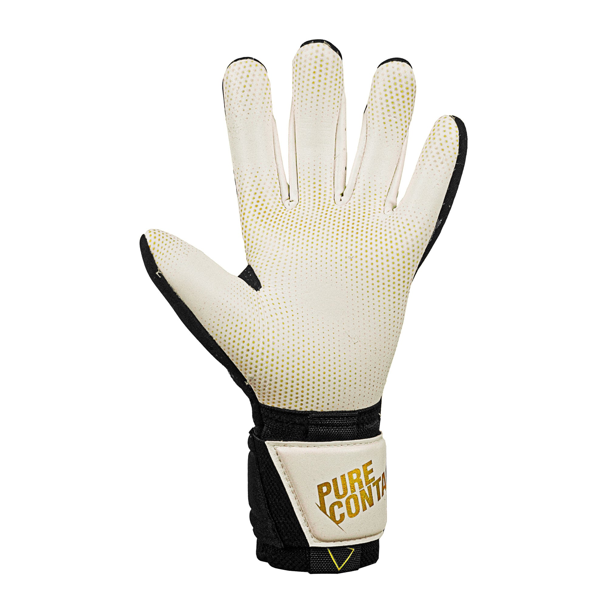 Reusch Men's Goalkeeper Attrakt Gold X Glueprint Goalkeeper Gloves Black/Gold、mySite、noshort
