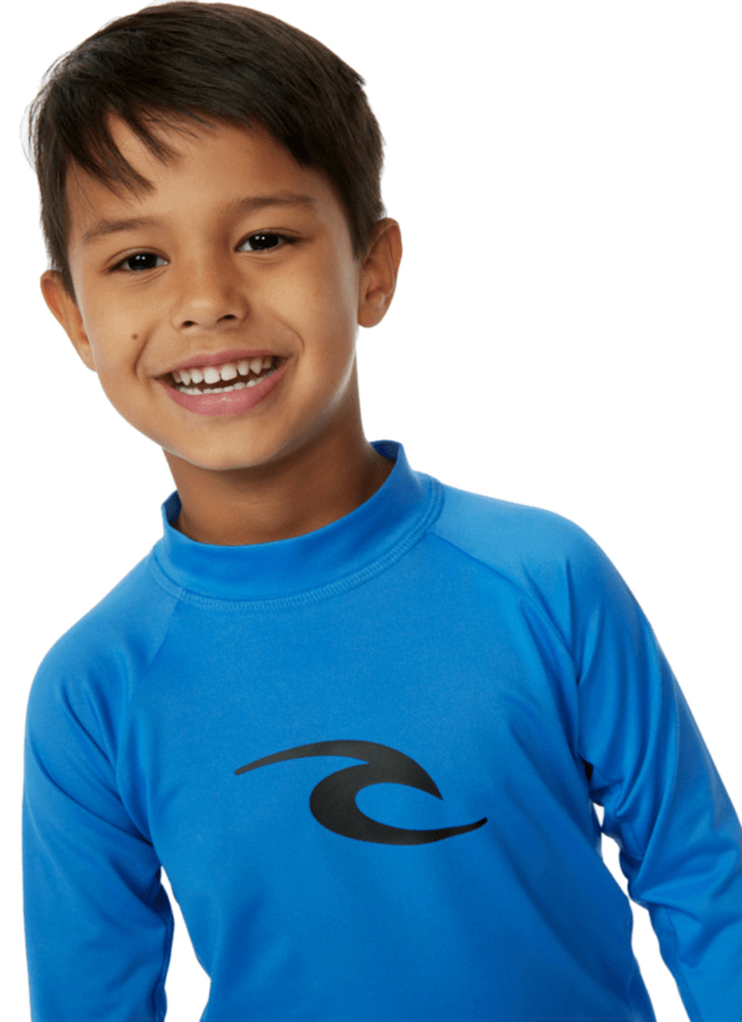 Rip Curl Boys' Brand Wave UPF 50+ Long Sleeve Rash Guard (Toddler, Little Kid)、mySite、noshort