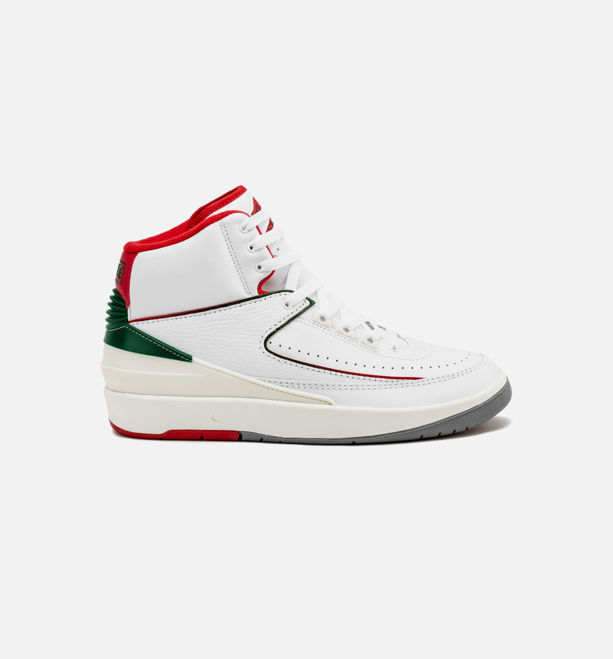 Air Jordan 2 Retro Italy Mens Lifestyle Shoe - White/Fire Red、mySite、dreamappss