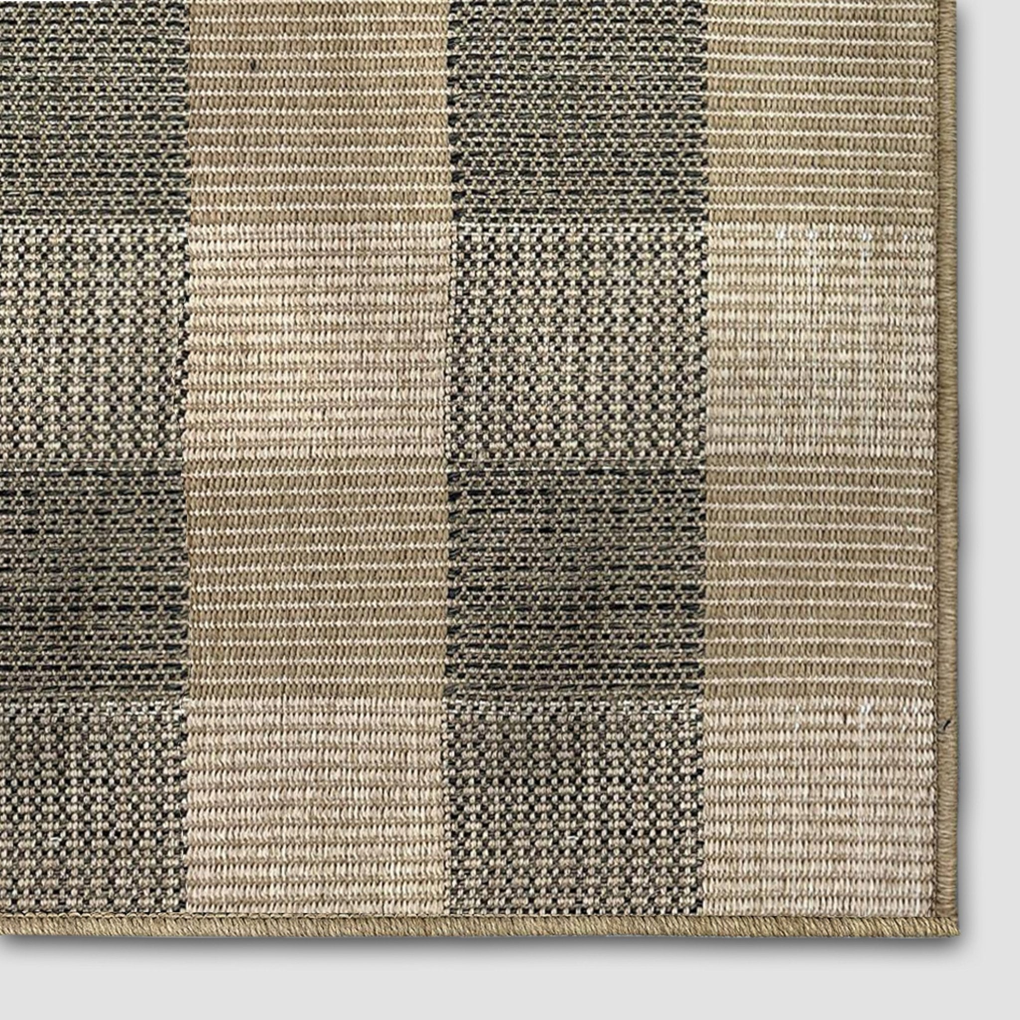 Alto Plaid Custom Size Indoor/Outdoor Runner 27 Inches Width x Choose Your Runner Length、mySite、gigharbornorthrealestate