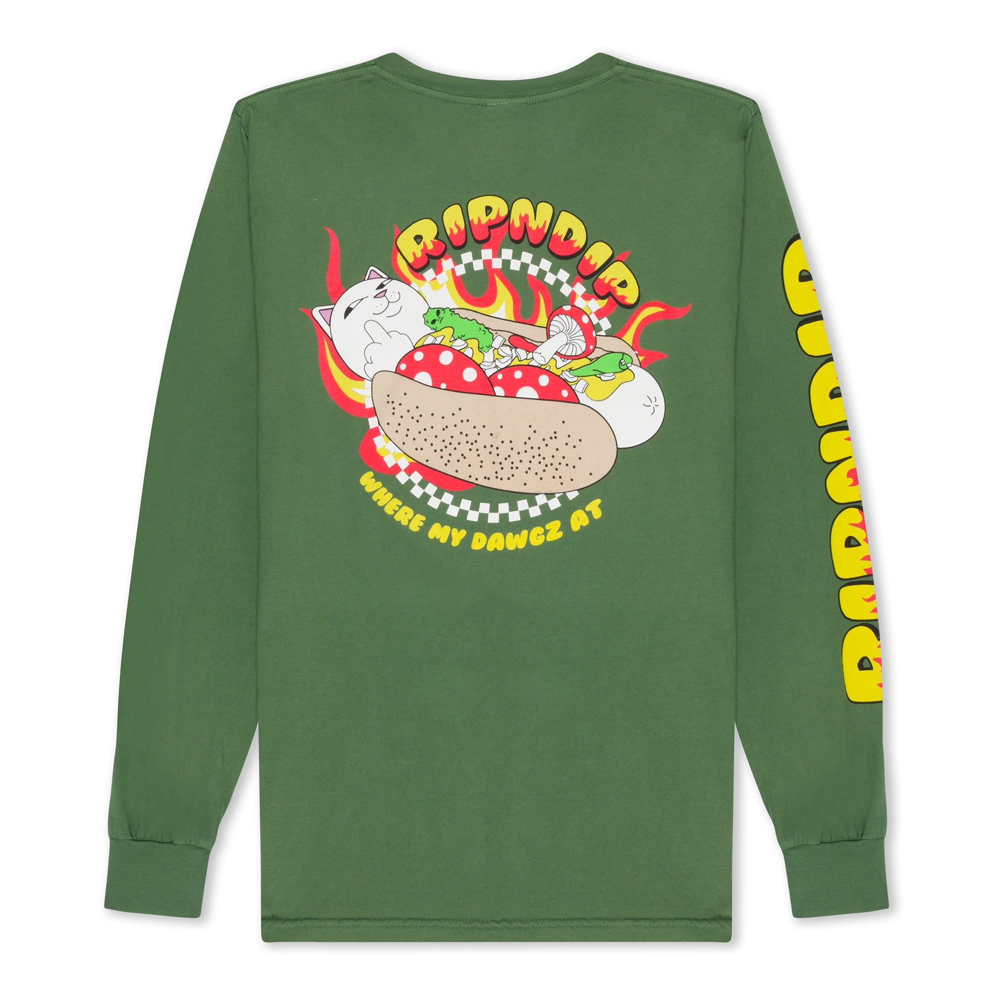  Glizzy Long Sleeve (Olive)、mySite、merchandisen