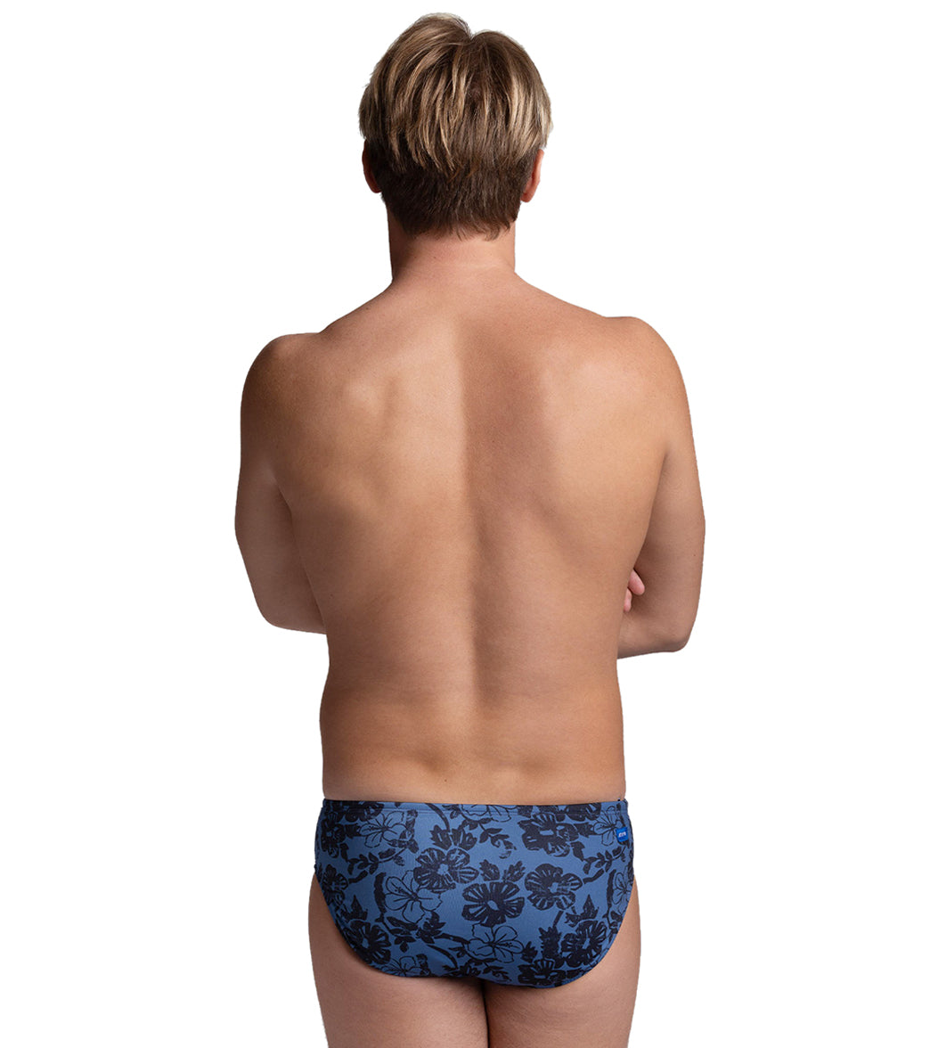 JOLYN Men's Brolyn Aloha Nights Printed Brief Swimsuit、mySite、noshort