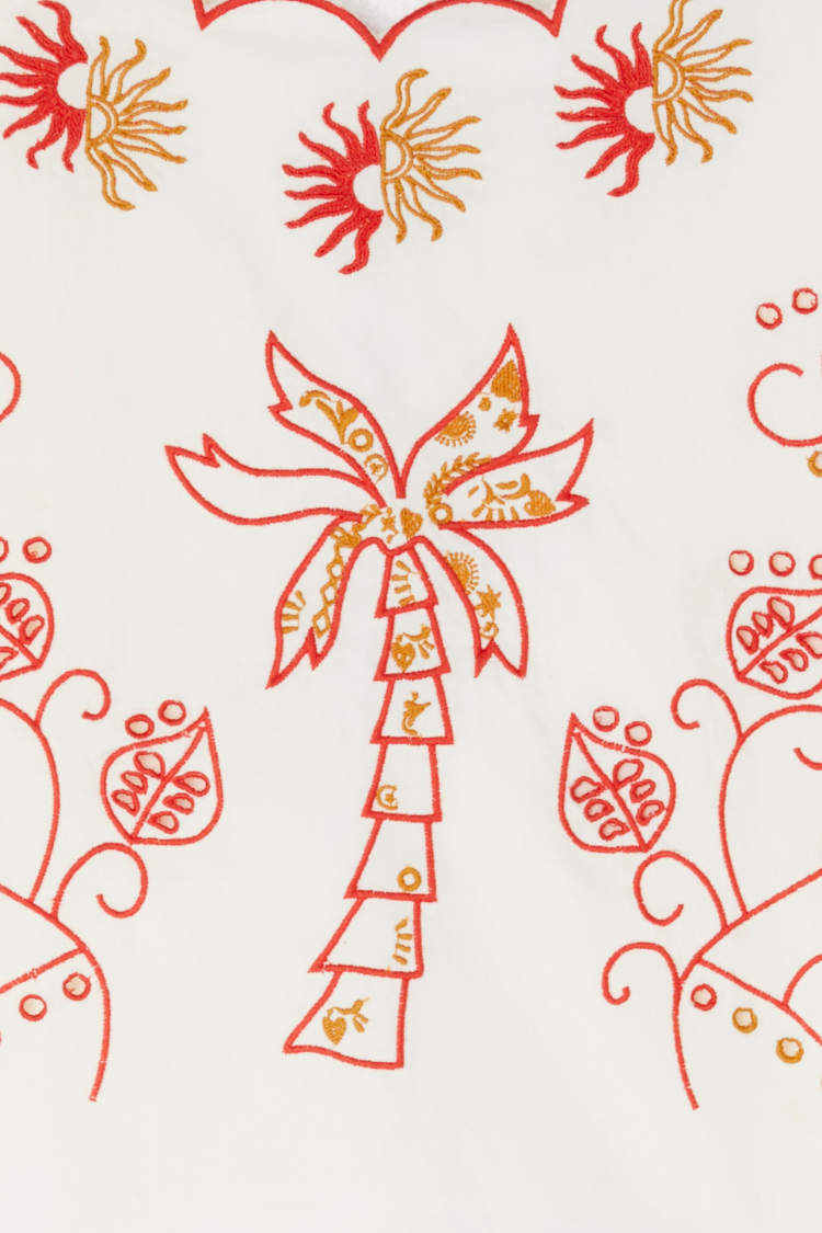 Cream and Red Pollenca Top、mySite、solidvoid