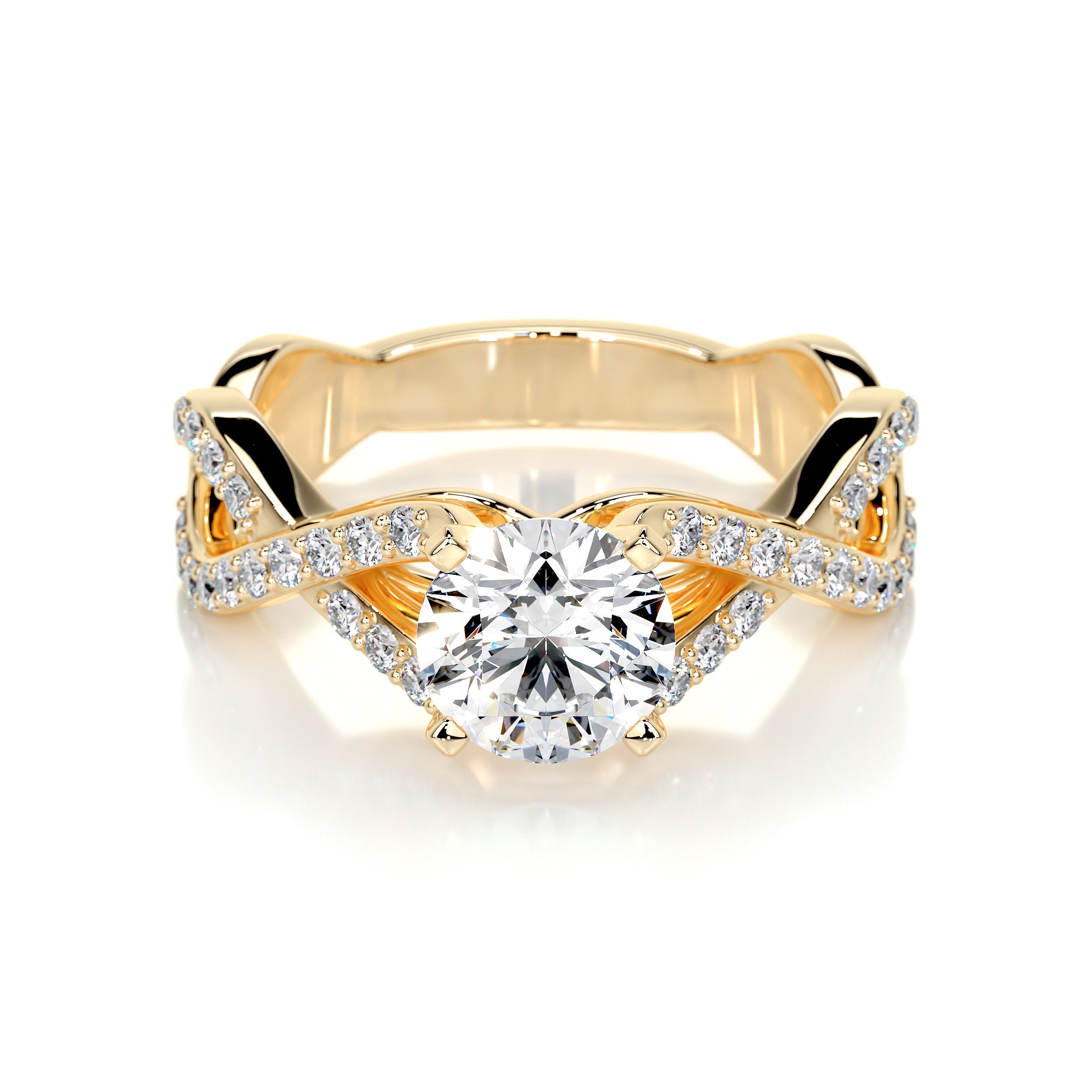 Emery Lab Grown Diamond Ring -18K Yellow Gold、mySite、hinf8tx79
