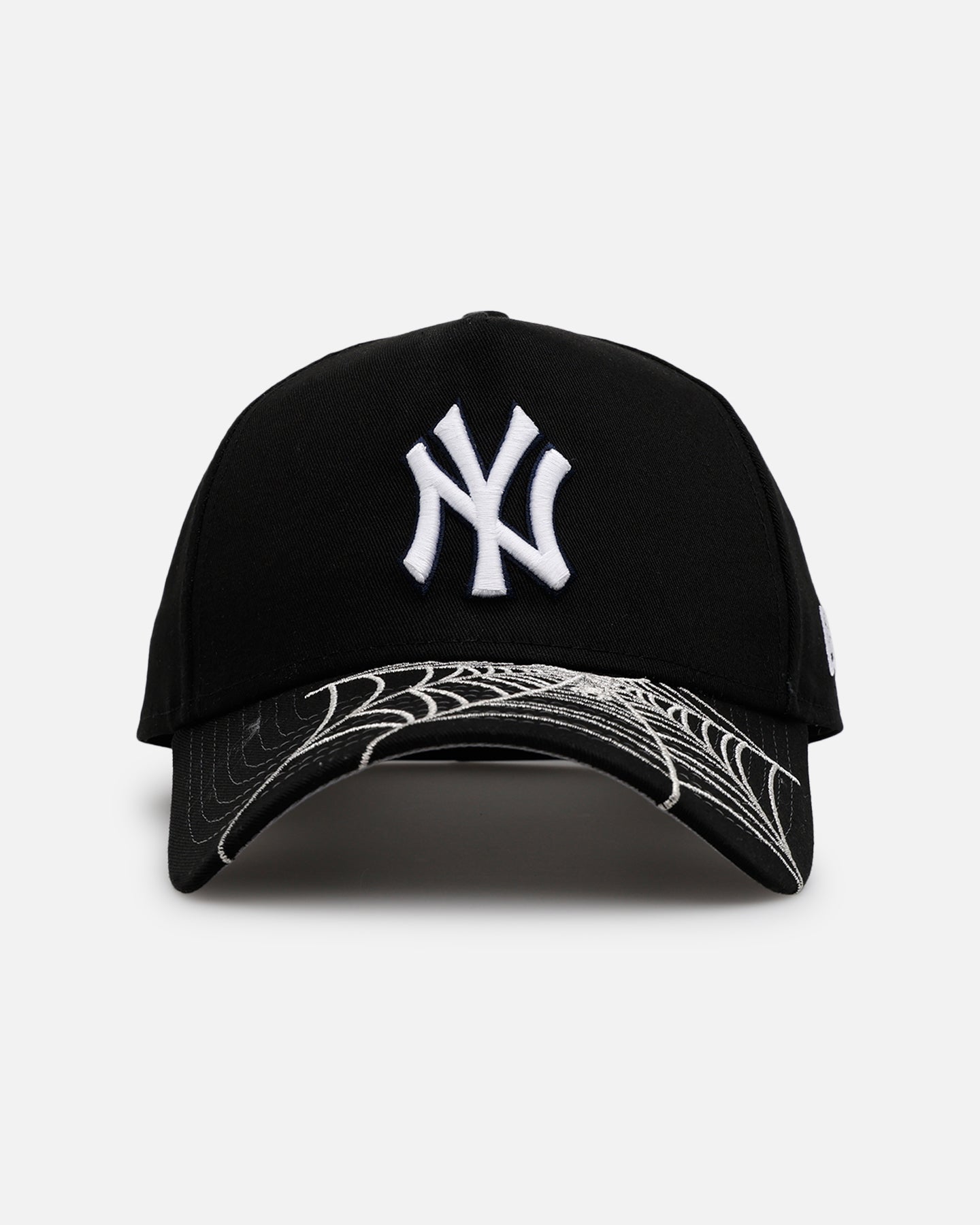 New Era New York Yankees 'Spider Web Visor' 9FORTY A-Frame Snapback Black、mySite、zt4zffjzw