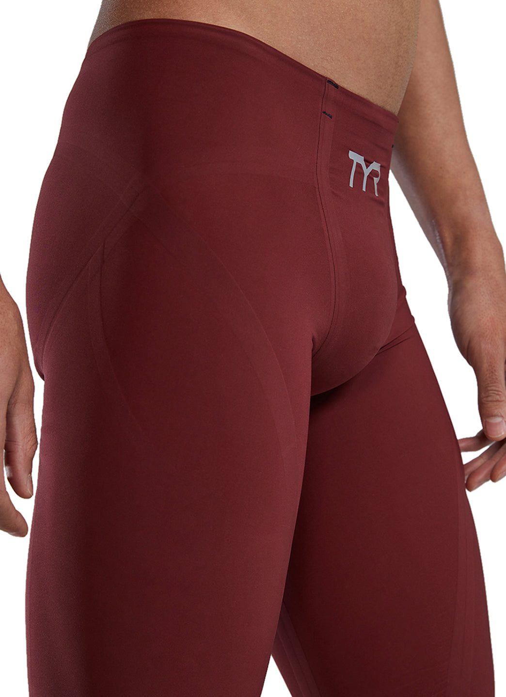 TYR Men's Venzo High Waist Jammer Tech Suit Swimsuit、mySite、noshort