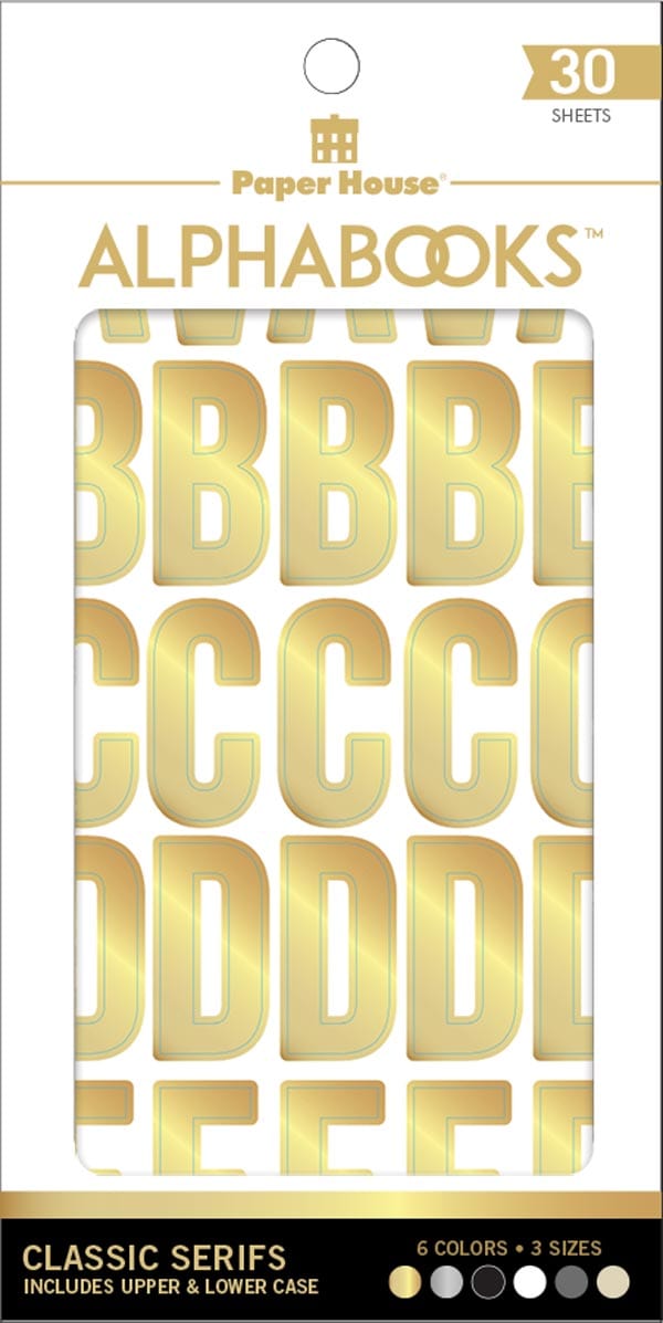  Alphabet Stickers - Alphabooks Classic Block、mySite、ghnorth