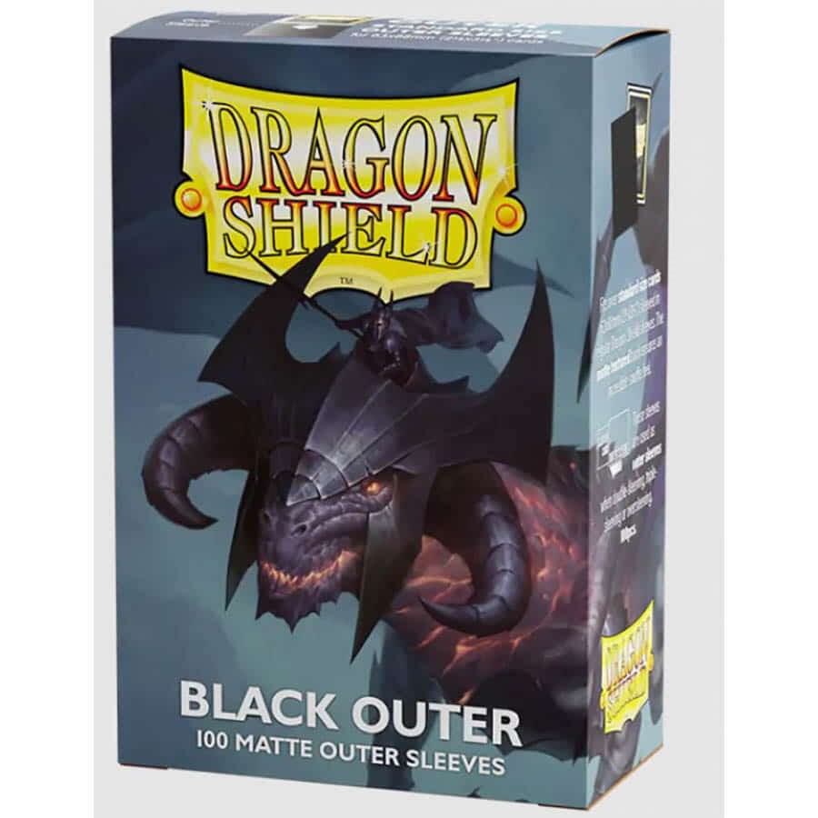 Dragon Shield Matte Outer Sleeves - Black (100-Pack) - Dragon Shield Card Sleeves、mySite、waistdrama