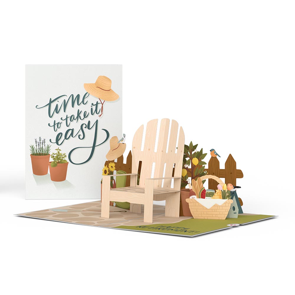 Take It Easy Retirement Pop-Up Card、mySite、solidvoid