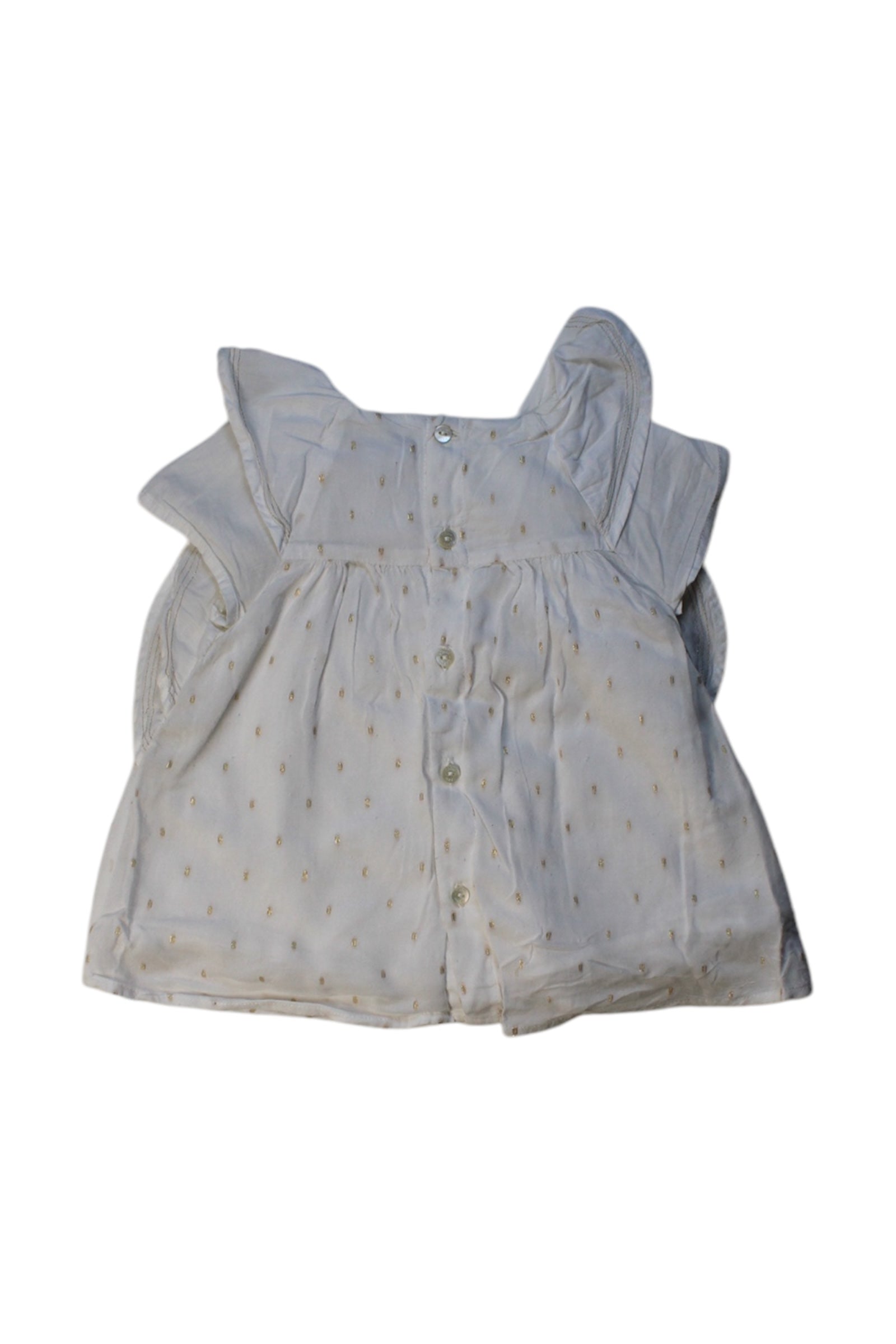 Chloe Sleeveless Ruffled Top 6-12M、mySite、g9winljtr
