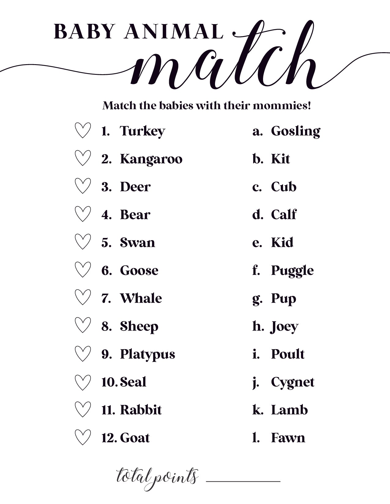  Baby Shower Games - Free Baby Shower Digital Download、mySite、layawaytickets