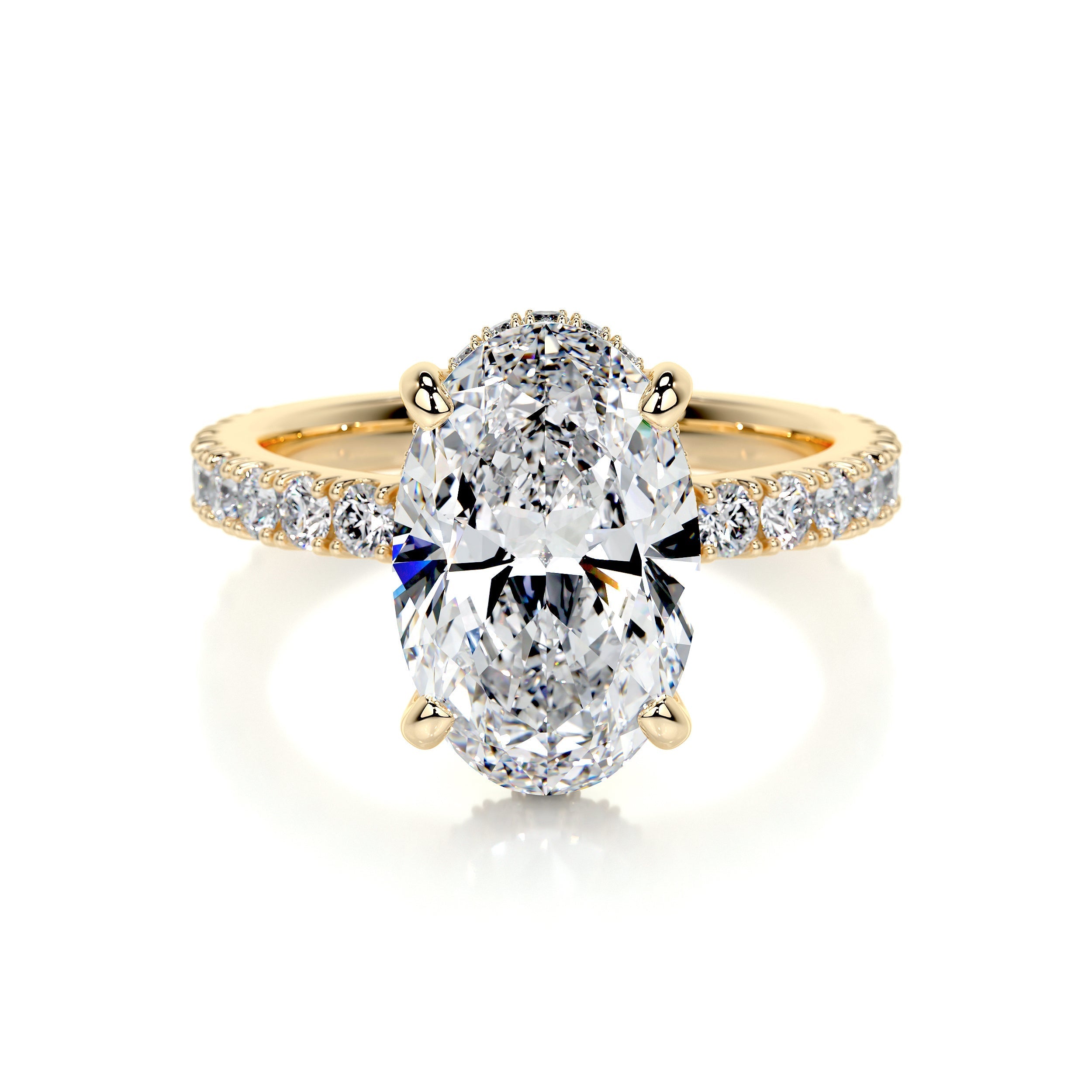 Lucy Lab Grown Diamond Ring -18K Yellow Gold (RTS)、mySite、hinf8tx79