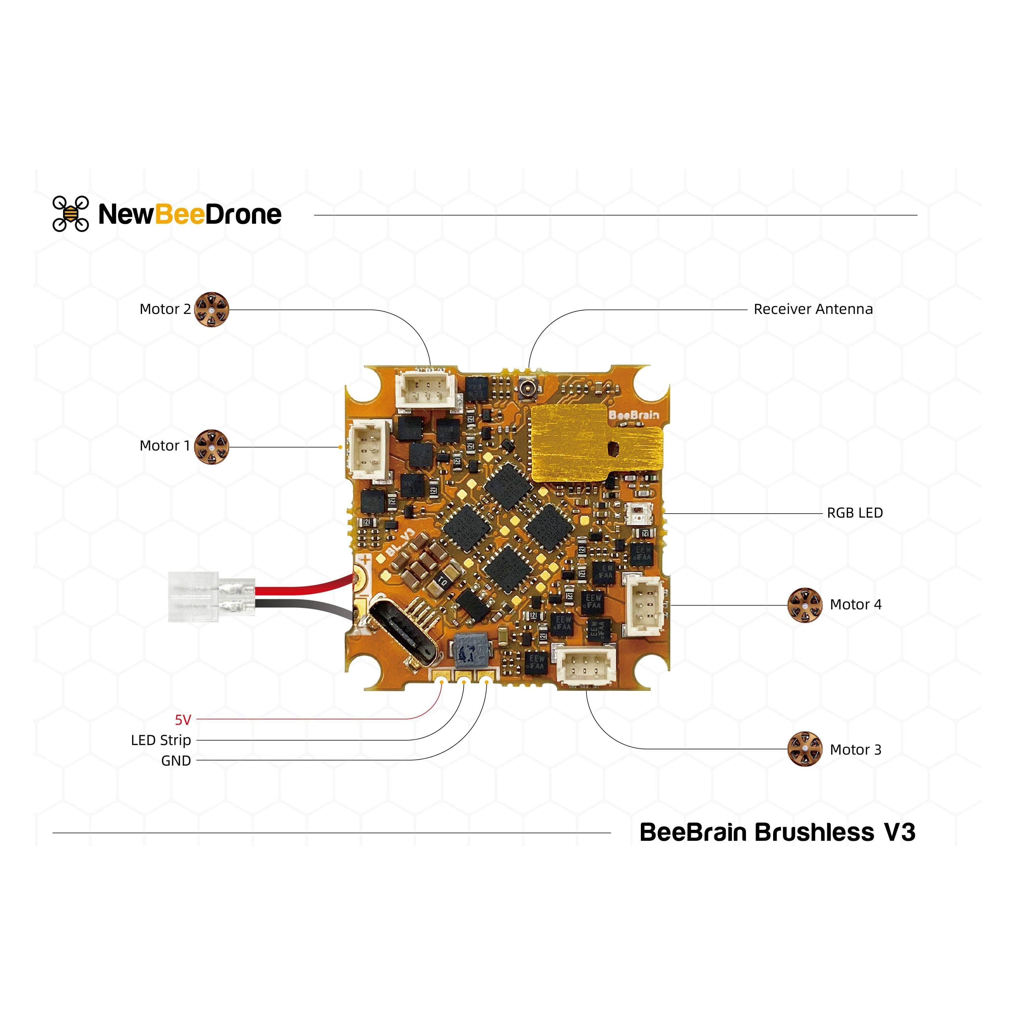  NewBeeDrone BeeBrain BLV3 AIO Flight Controller、mySite、merchandisen
