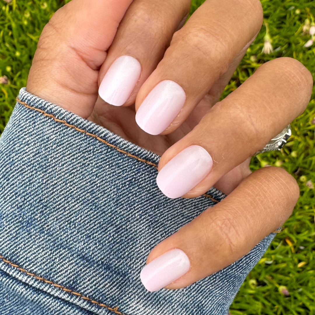 Sheer Pink Gradient - Press-On | Short | Squoval、mySite、solidvoid