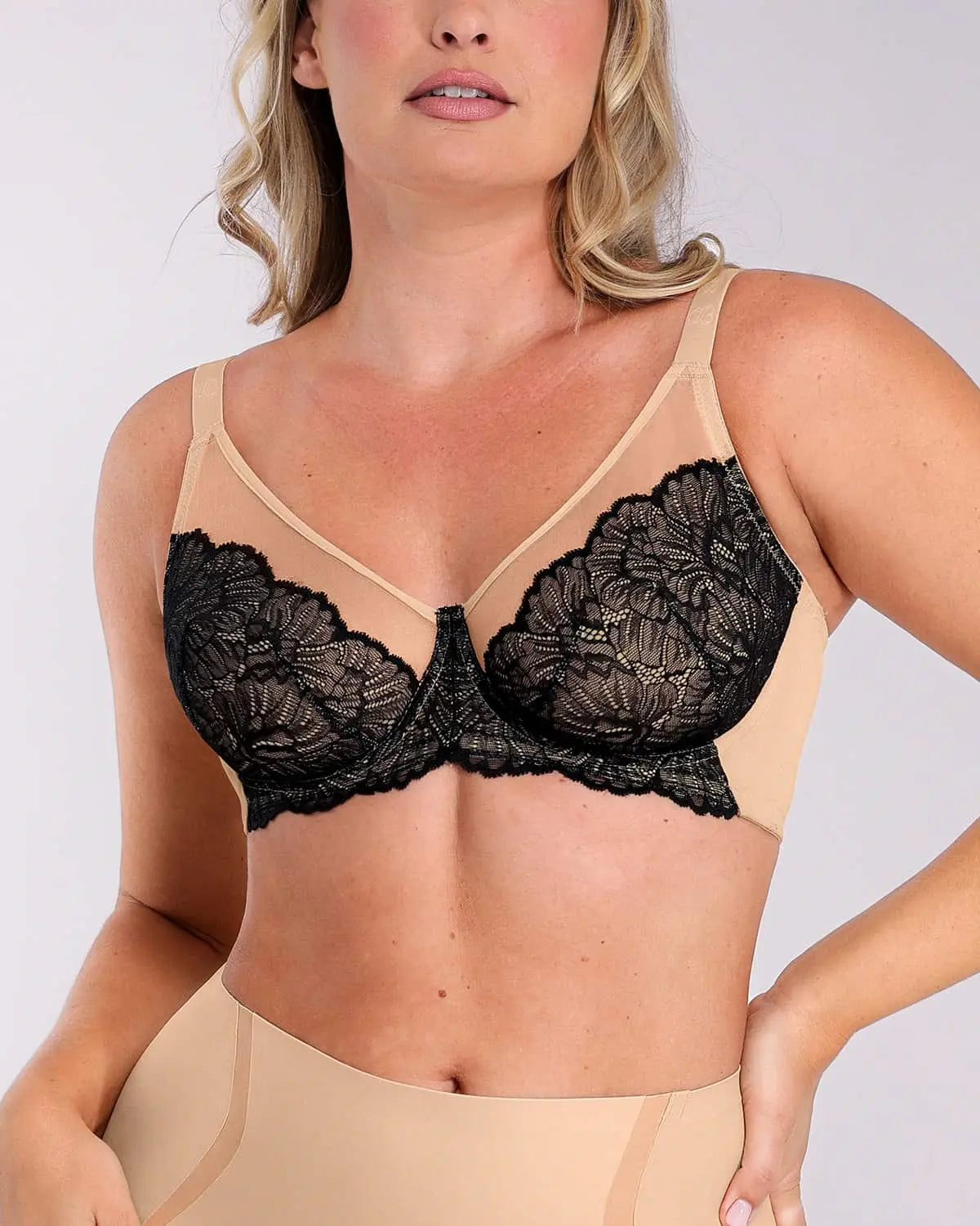 Supportive Unlined Lace Underwired Bra、mySite、bengalsvssteelers