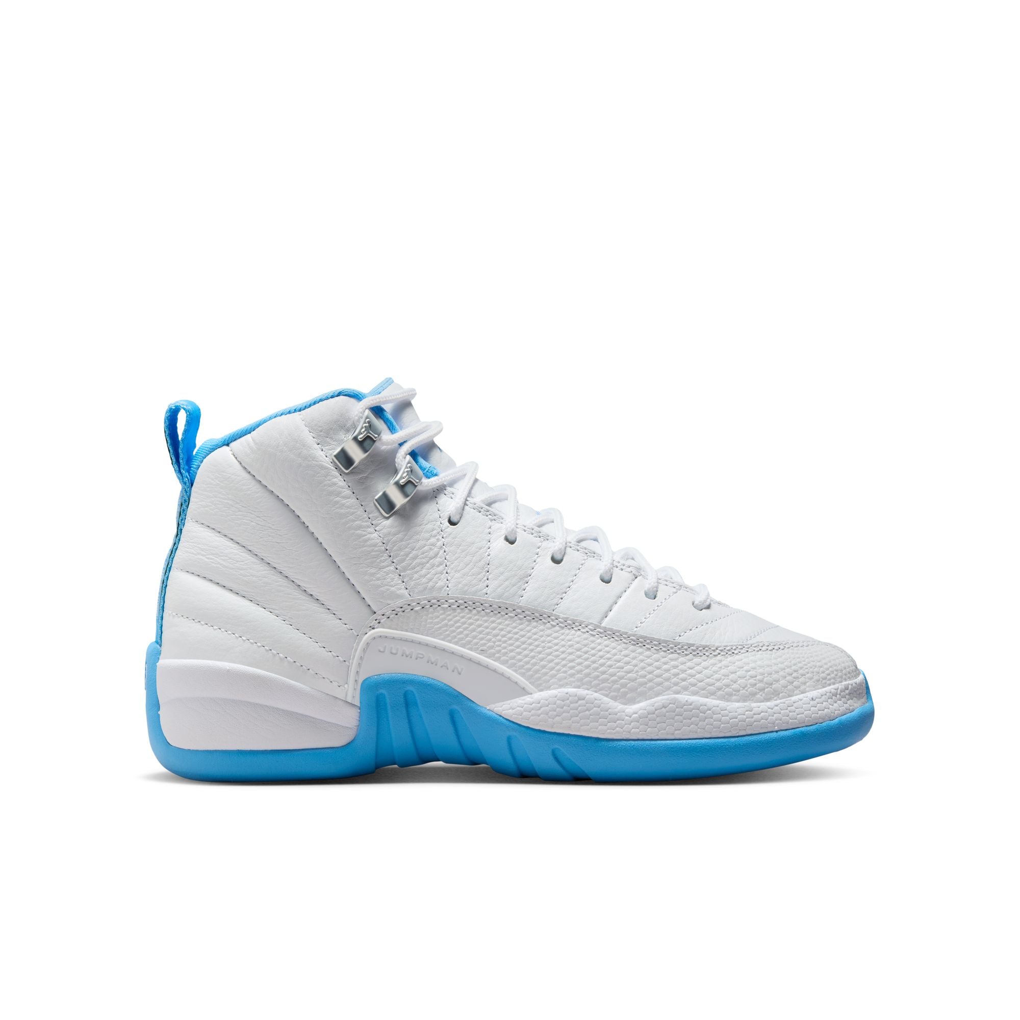 AIR JORDAN 12 RETRO White and University Blue、mySite、zt4zffjzw