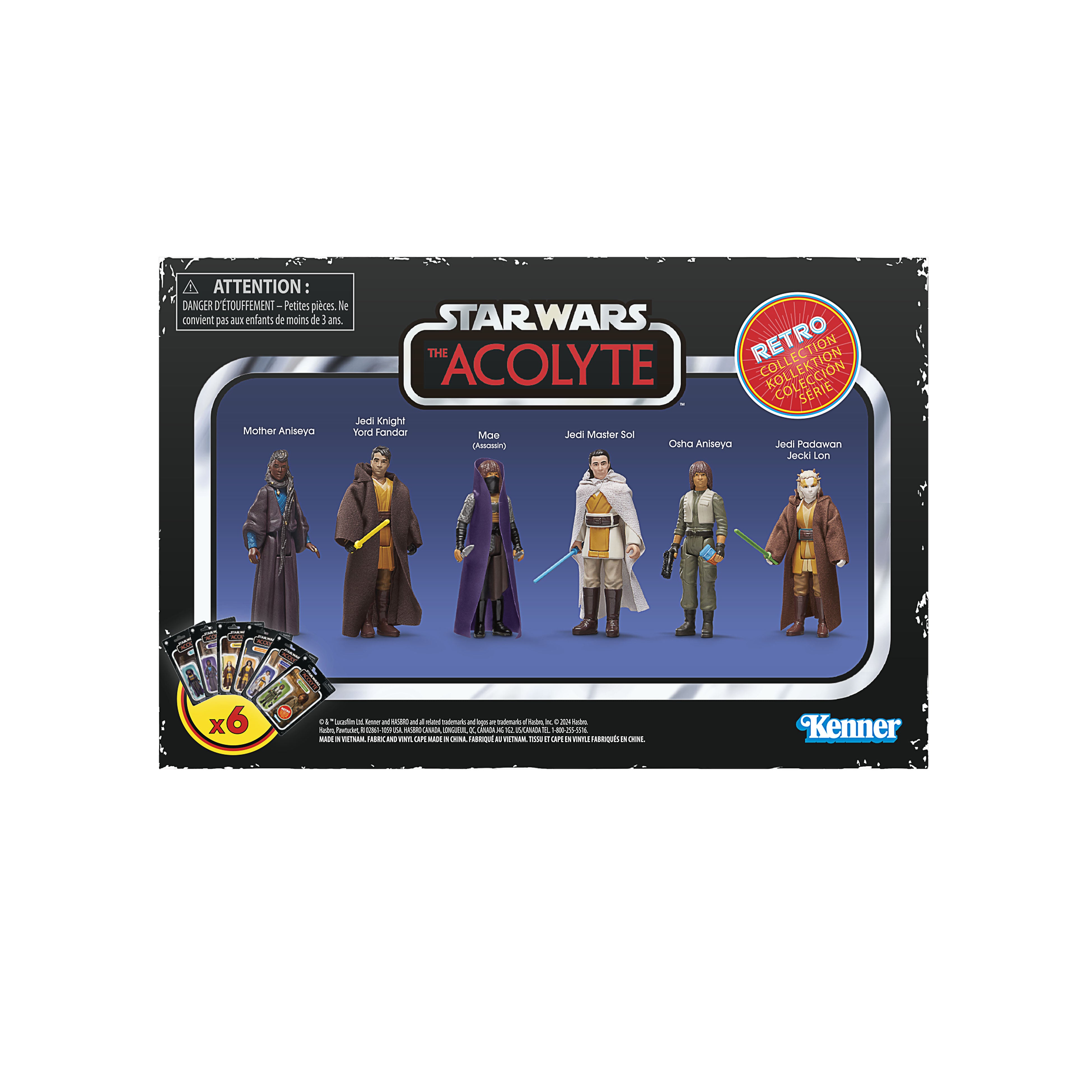 Star Wars Retro Collection The Acolyte 6-Pack、mySite、hgirdovlk