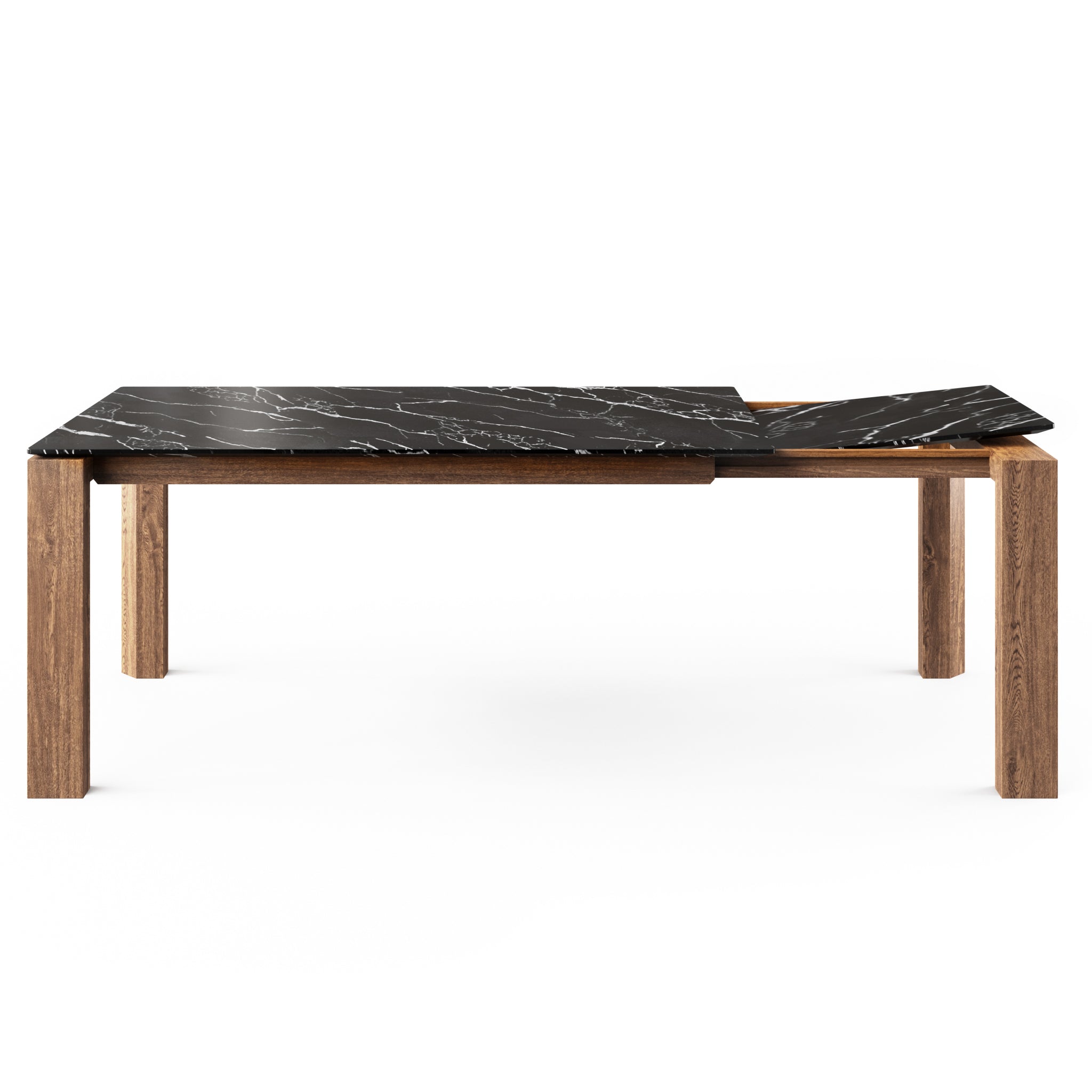  Omnia Dining Table Extendable with Marble and Wood Finish Options、mySite、sugarbowlscore