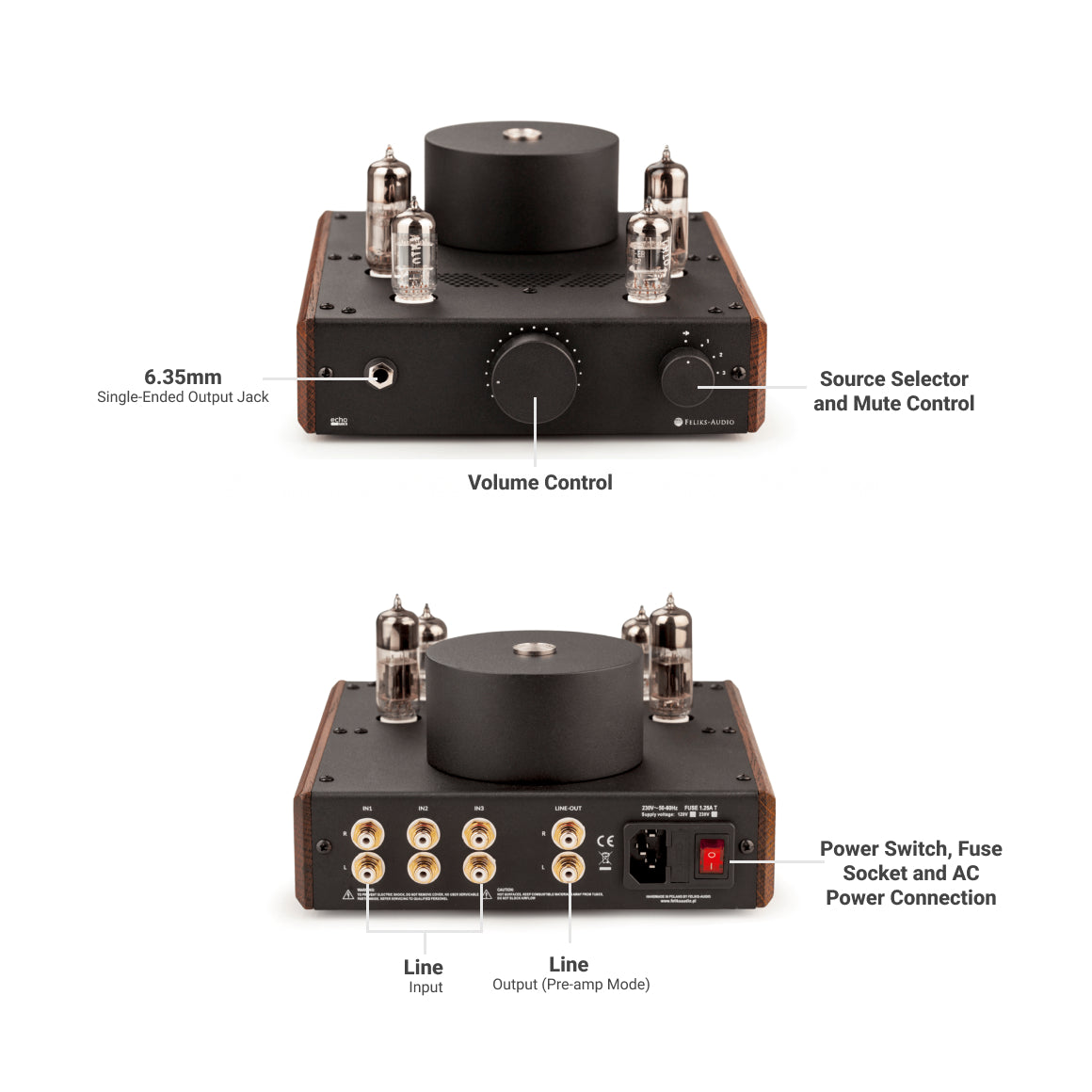  Feliks Audio - Echo MK II、mySite、merchandisen