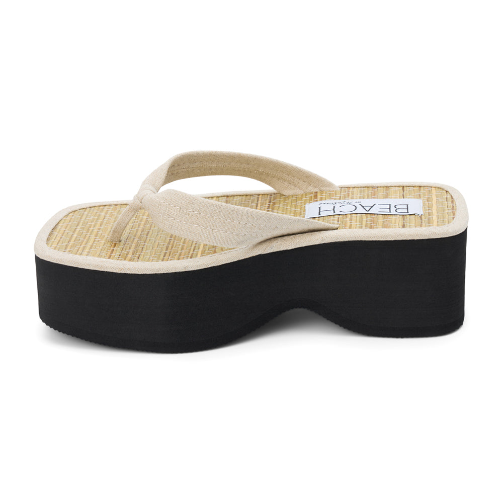 Vero Platform Flip Flop Sandals、mySite、gtrtttuynbv