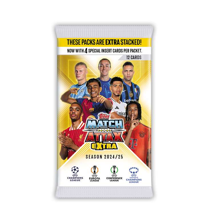 Topps Match Attax Extra 2024/25 - Booster Pack、mySite、waistdrama