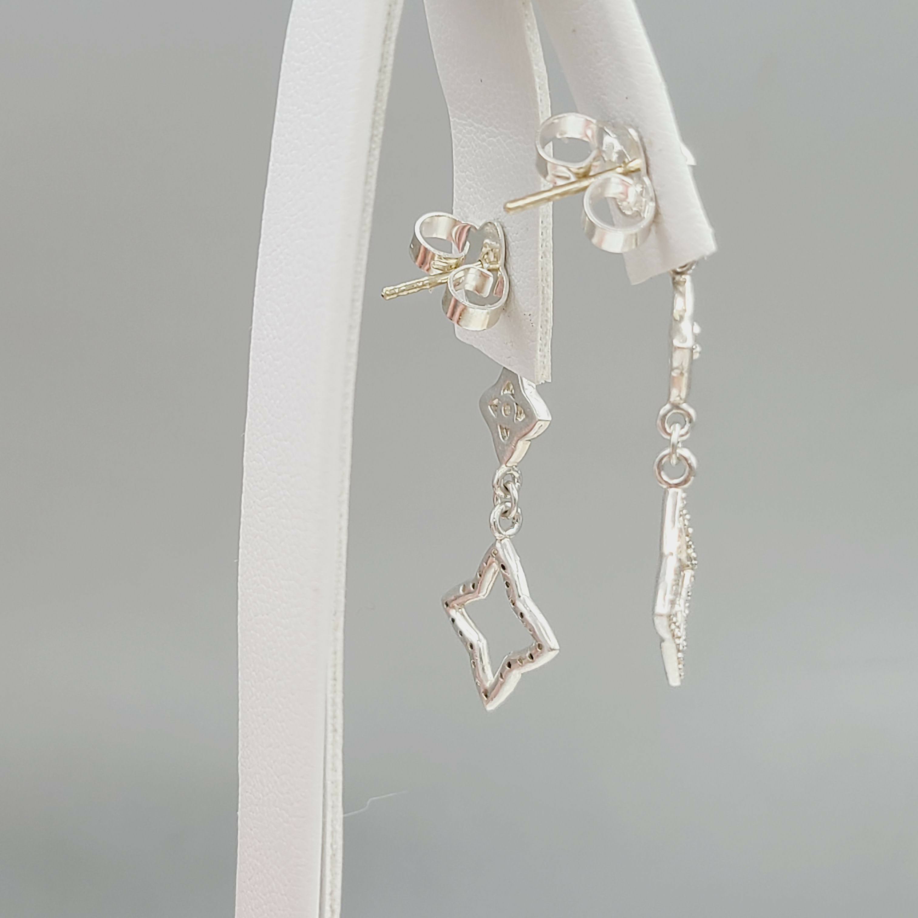 David Yurman Quatrefoil Drop Earrings with Diamonds、mySite、hinf8tx79