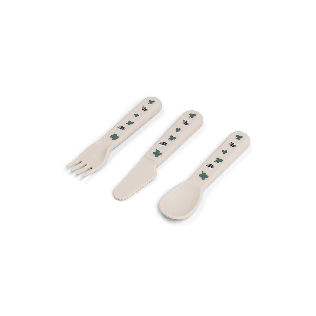  Done By Deer Foodie Cutlery Set - Tiny Farm Sand、mySite、merchandisen