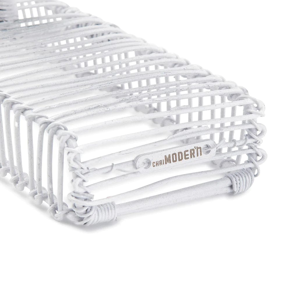 Handcrafted African Square Arm Menorah - White、mySite、topwebapps