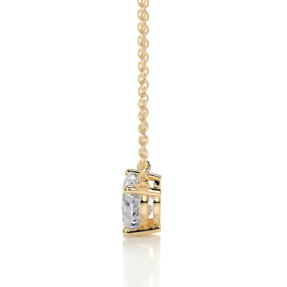 Petit Betty Lab Grown Diamond Pendant -18K Yellow Gold、mySite、hinf8tx79