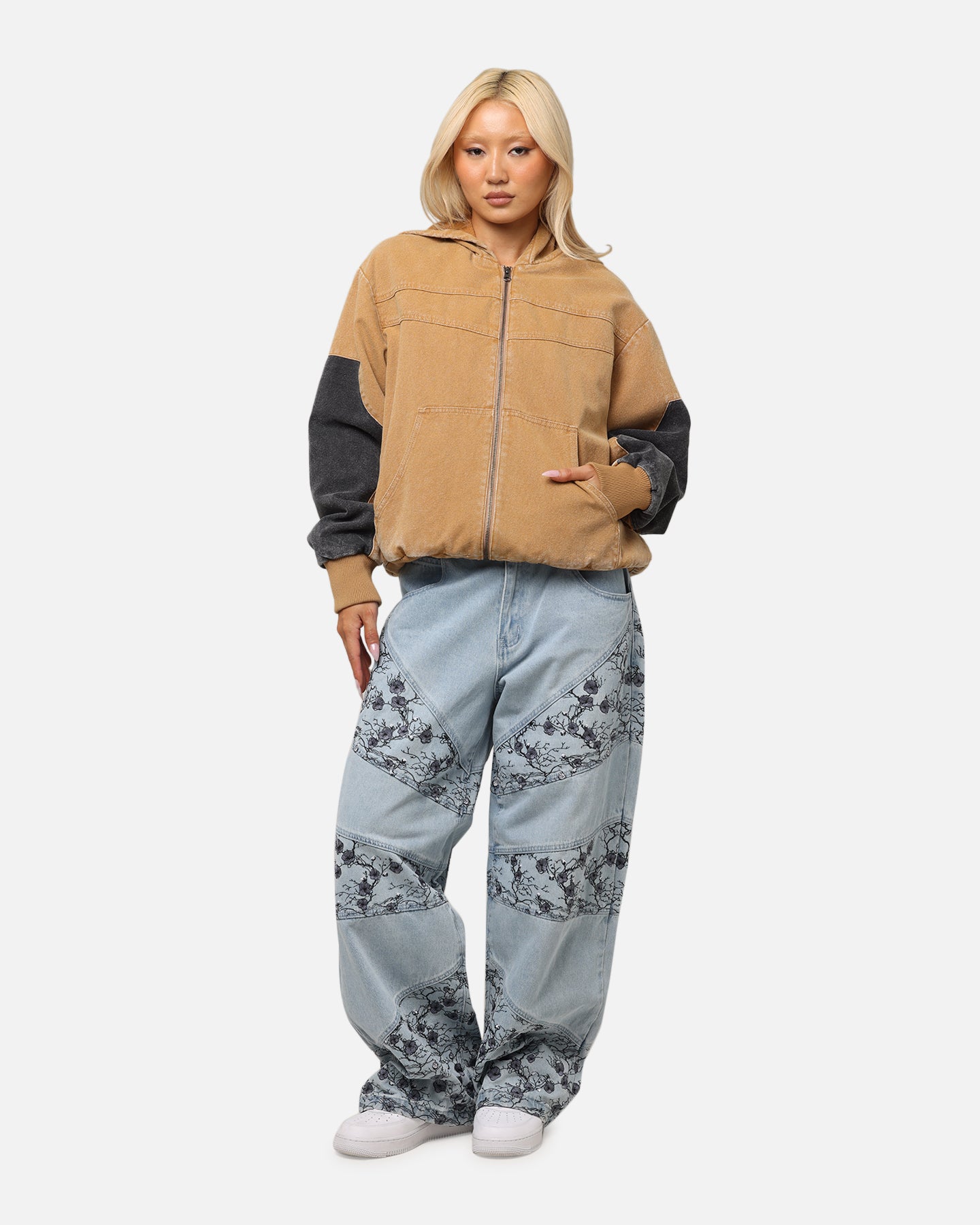 Saint Morta Hooded Workwear Jacket Tan/Black、mySite、zt4zffjzw