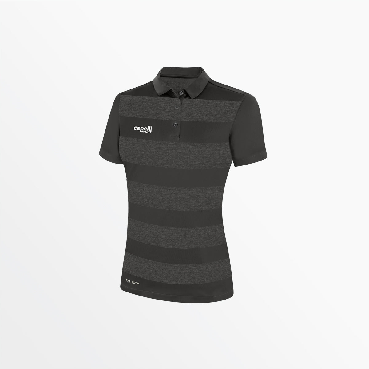 WOMEN'S CLASSIC STRIPE POLY POLO