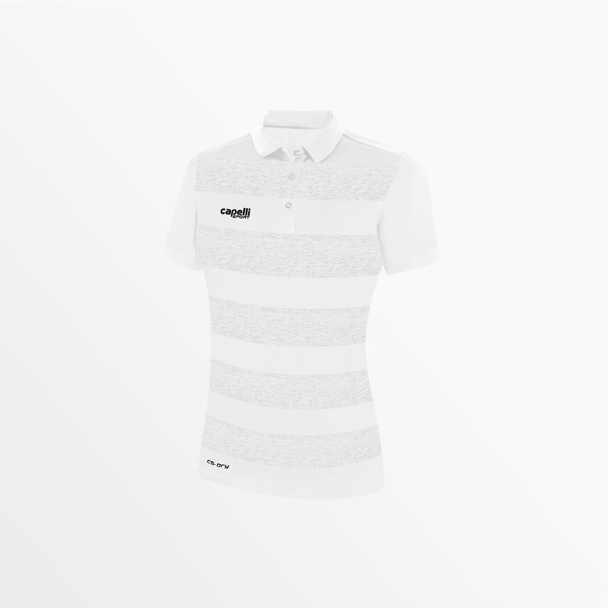WOMEN'S CLASSIC STRIPE POLY POLO